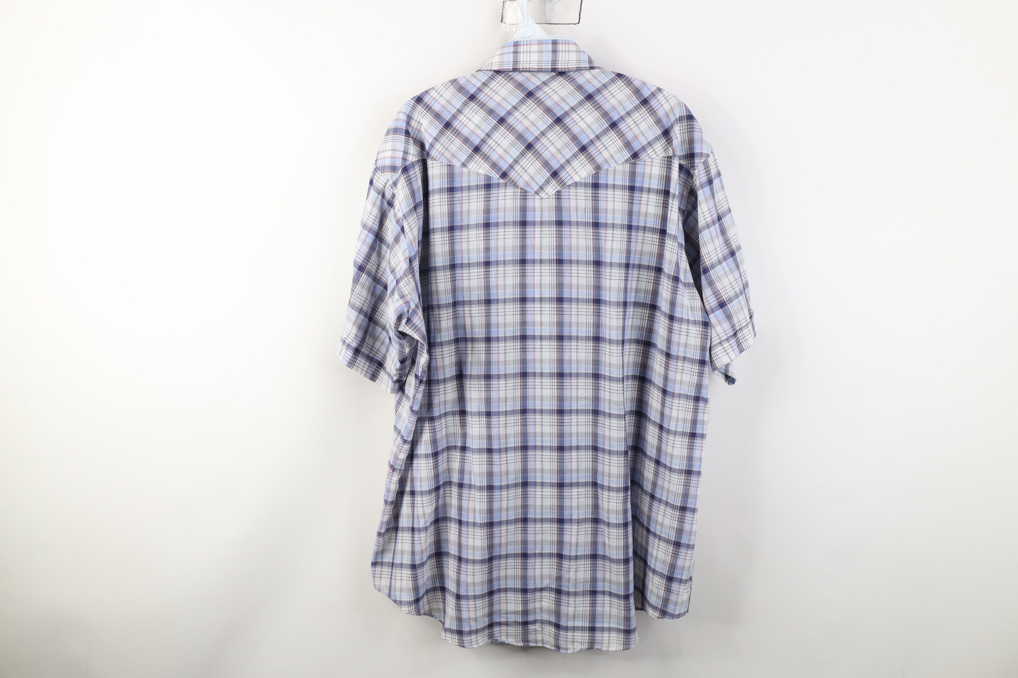 Vintage Vintage 70s Rockabilly Western Cowboy Short Sleeve Shirt Size US XL / EU 56 / 4 - 11 Thumbnail