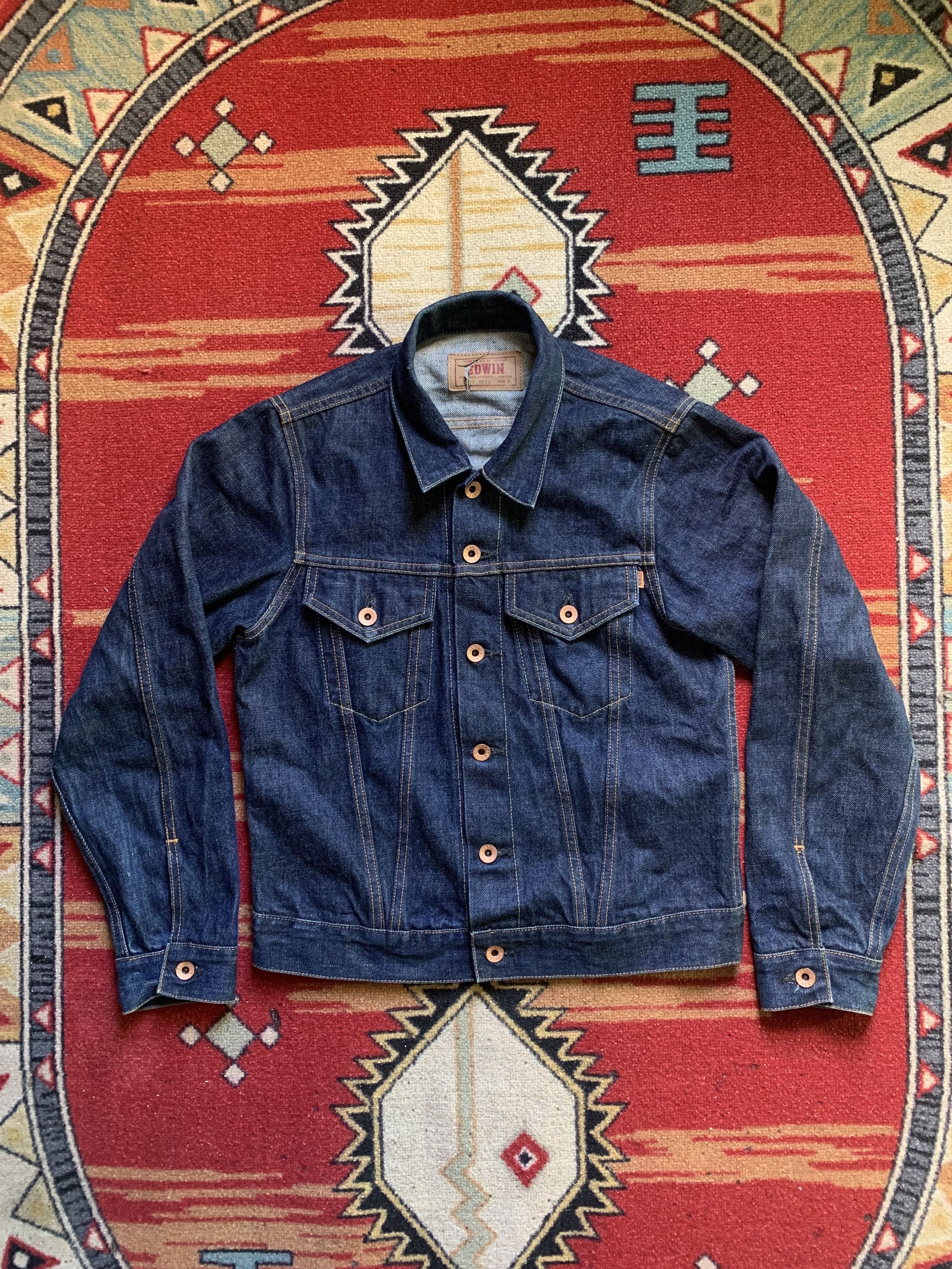 Edwin Vintage Edwin 5550 Jacket Selvedge Size US S / EU 44-46 / 1 - 1 Thumbnail