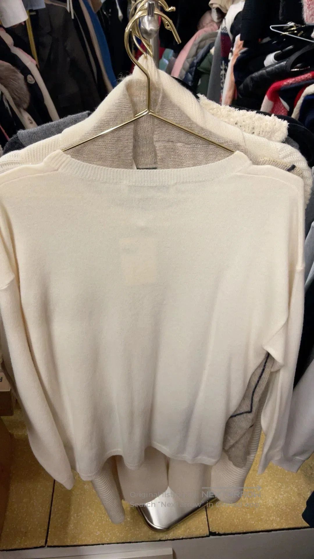 Valentino Valentino White Lace Panel Knit Top. Size US L / EU 52-54 / 3 - 2 Thumbnail
