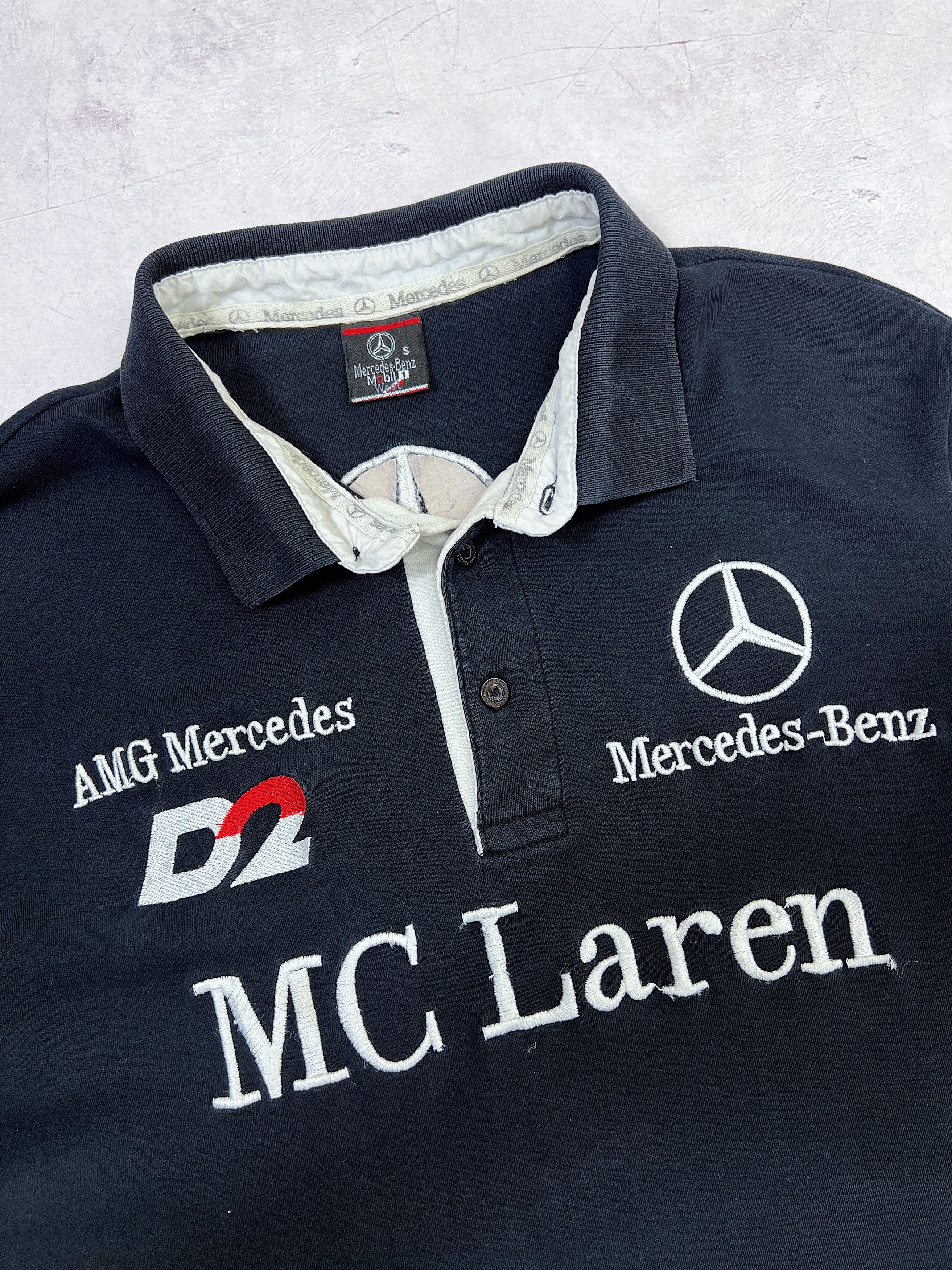 Mercedes-Benz × Vintage Vintage Mercedes Benz T-Shirt Embroided Big Logo Size US S / EU 44-46 / 1 - 5 Thumbnail