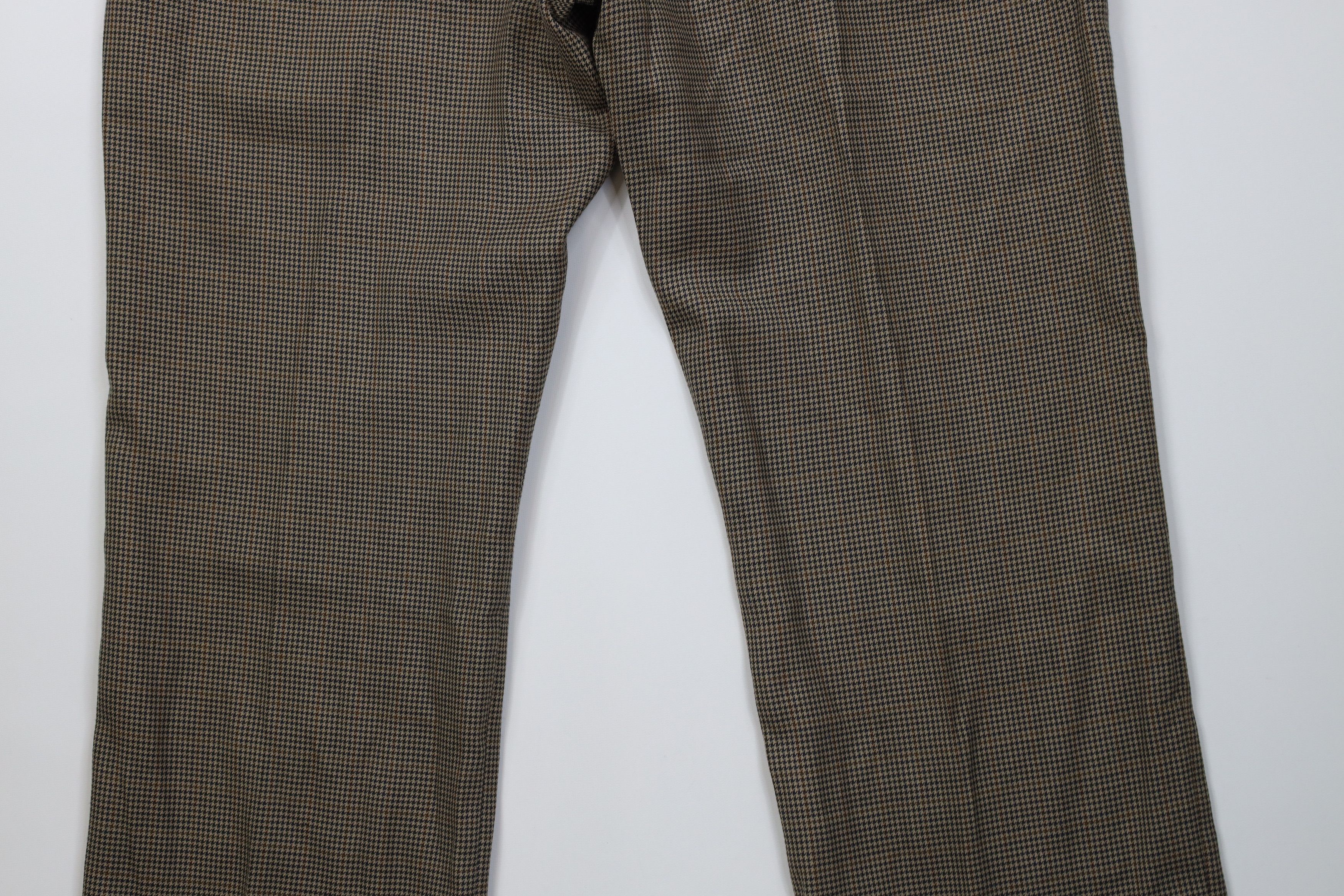 Orvis Vintage 70s Orvis Houndstooth Knit Wide Leg Chino Pants USA Size US 38 / EU 54 - 11 Thumbnail