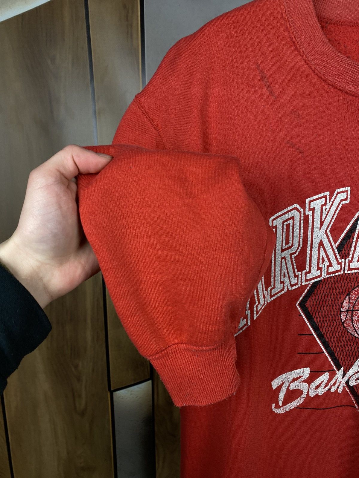 Russell Athletic 🏀Vintage 90s Sweatshirt Basketball Arkansas Russel Athletic🏀 Size US L / EU 52-54 / 3 - 3 Thumbnail