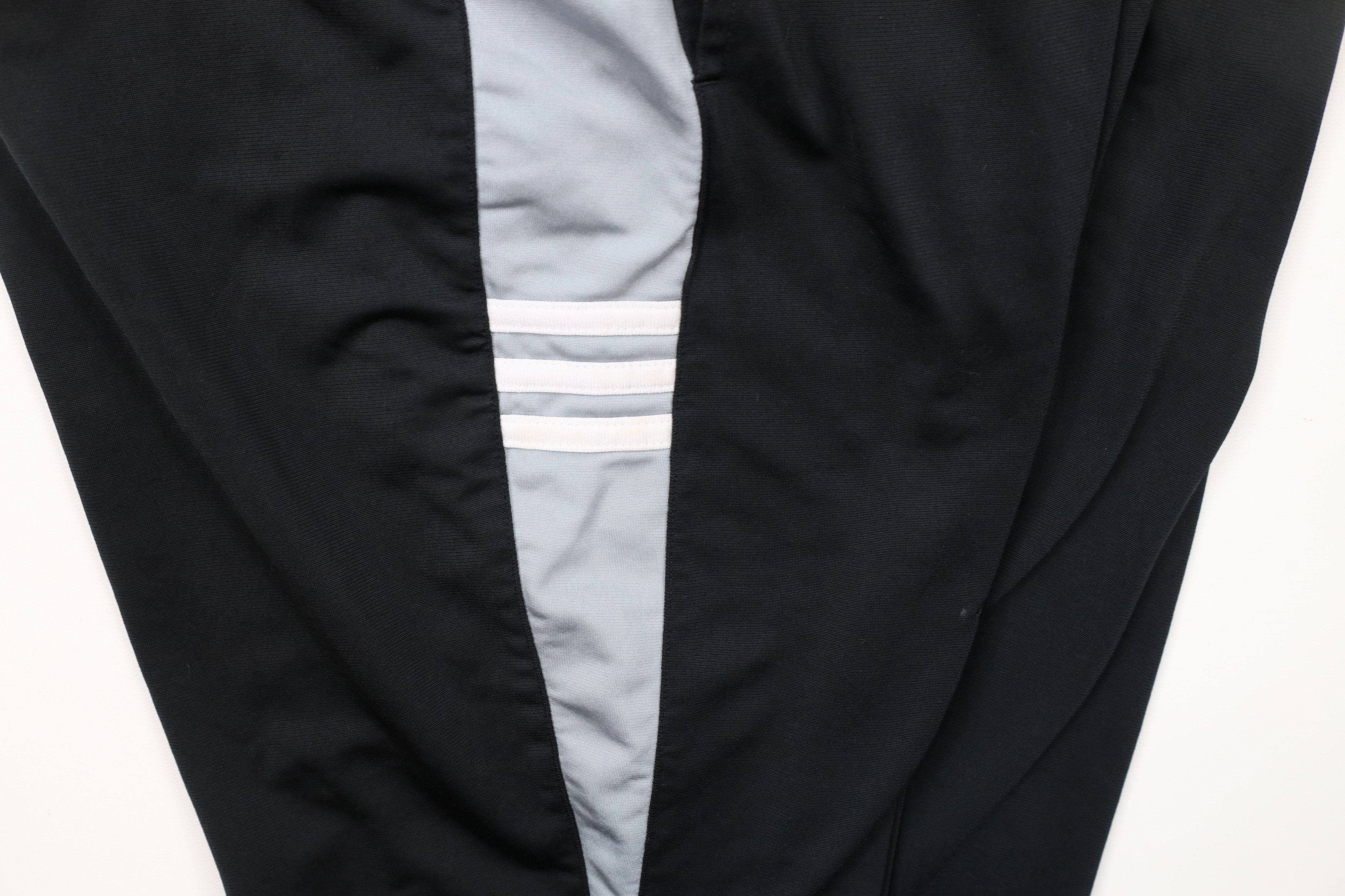 Adidas × Vintage Vintage Y2K Adidas Spell Out Wide Leg Sweatpants Black Size US 34 / EU 50 - 10 Thumbnail