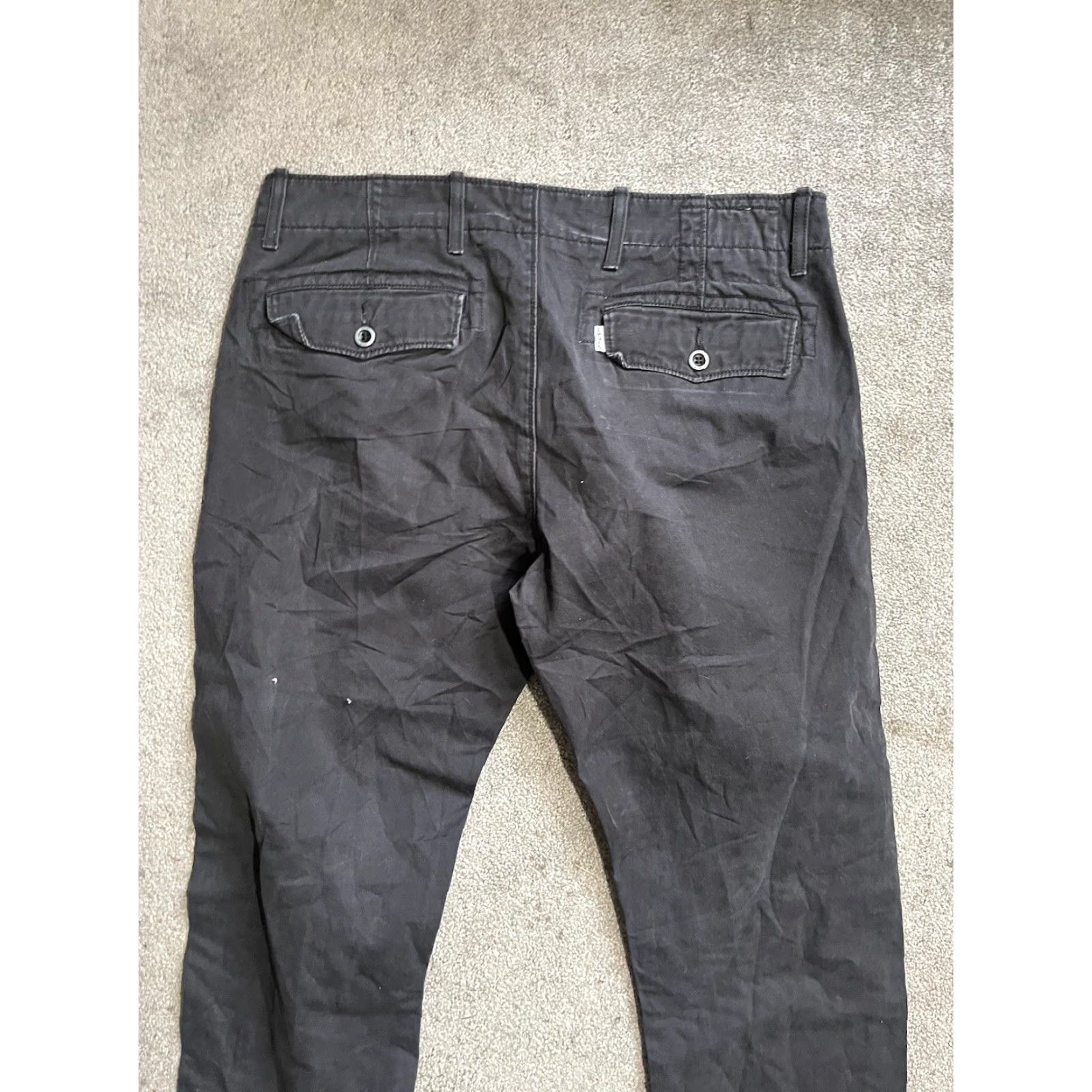 Levi's Levi's Pants Men's Size 32x25 Black Chino Twill Pant Solid Hemmed Size US 32 / EU 48 - 4 Thumbnail