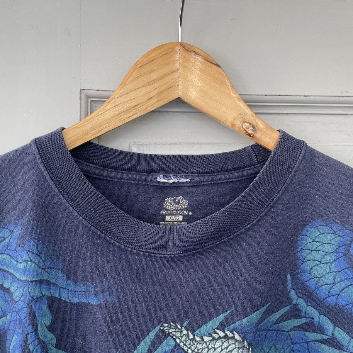 Japanese Brand × Vintage Vintage Dragon Japanese T-shirt Blue size XL Size US XL / EU 56 / 4 - 7 Thumbnail