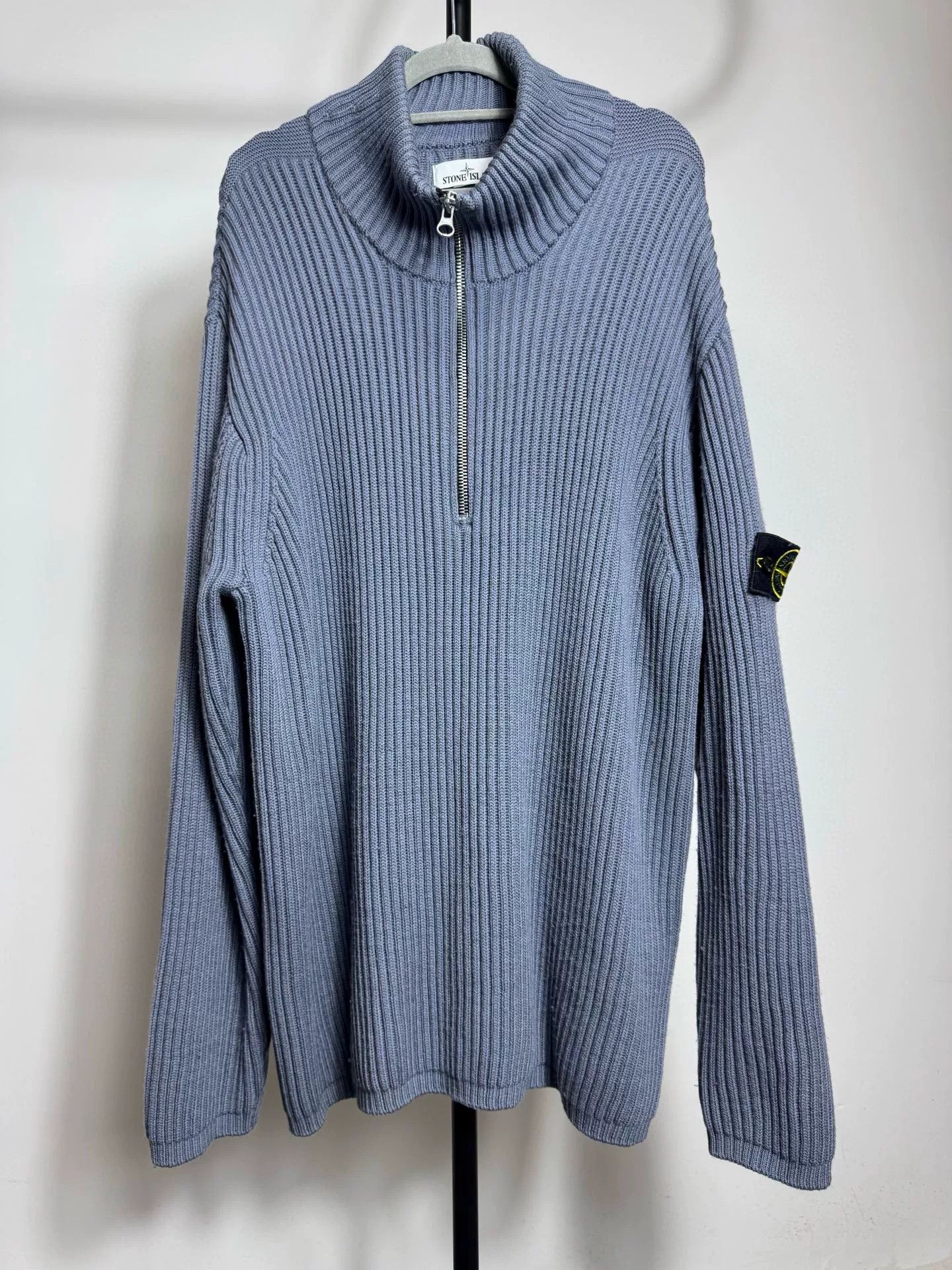 Stone Island Stone Island Blue Sweater XXL Men Size US XXL / EU 58 / 5 - 1 Thumbnail