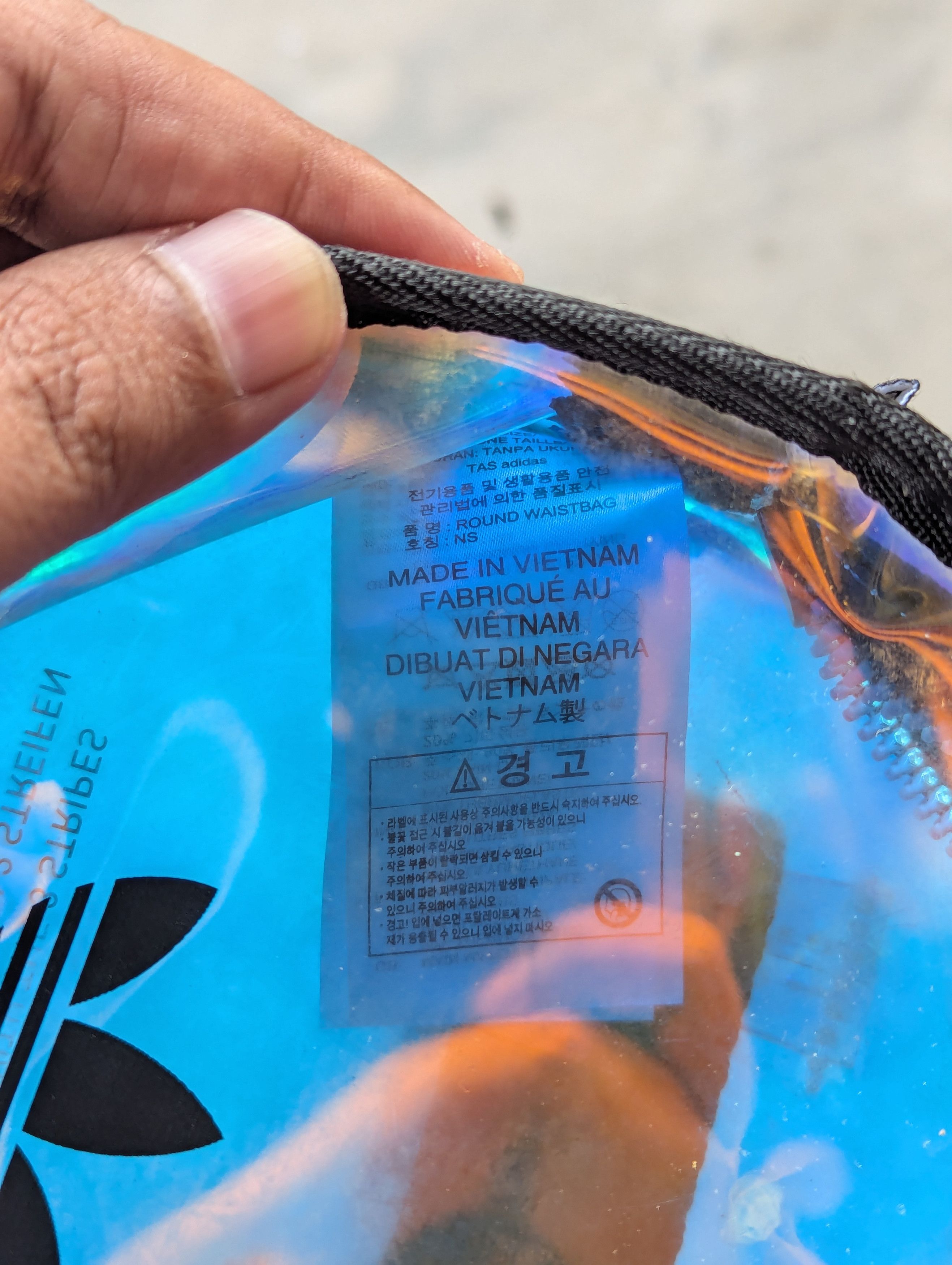 Adidas Adidas Iridescent Aurora 2in1 Body Bag/Waist Pouch Bag Size ONE SIZE - 8 Thumbnail