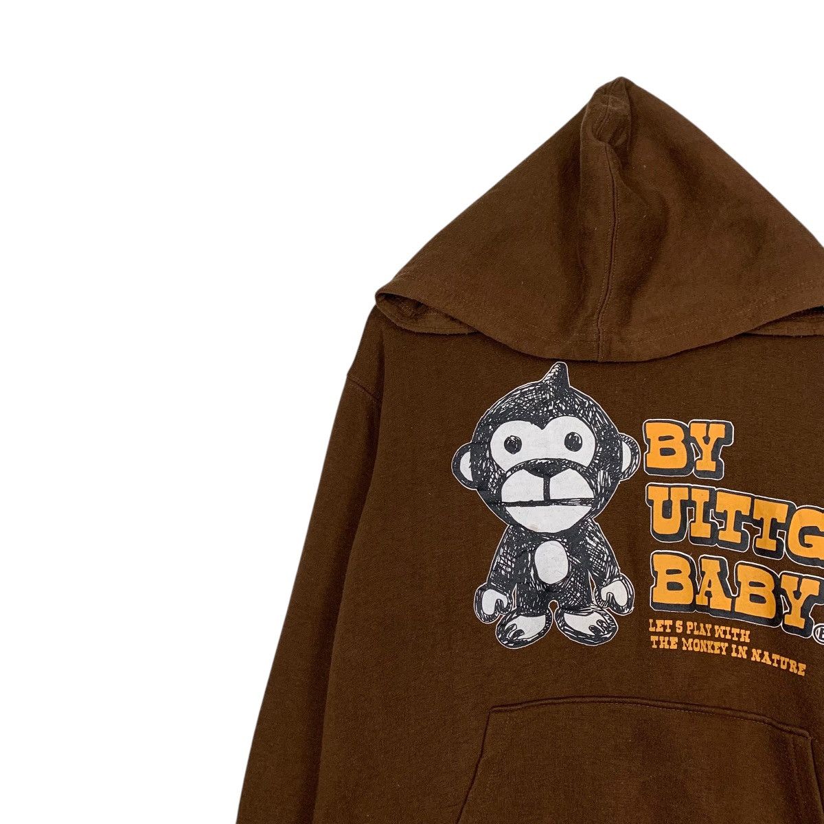 Japanese Brand Japanese Brand UITTG Baby Big Logo Hoodie Size US L / EU 52-54 / 3 - 6 Thumbnail
