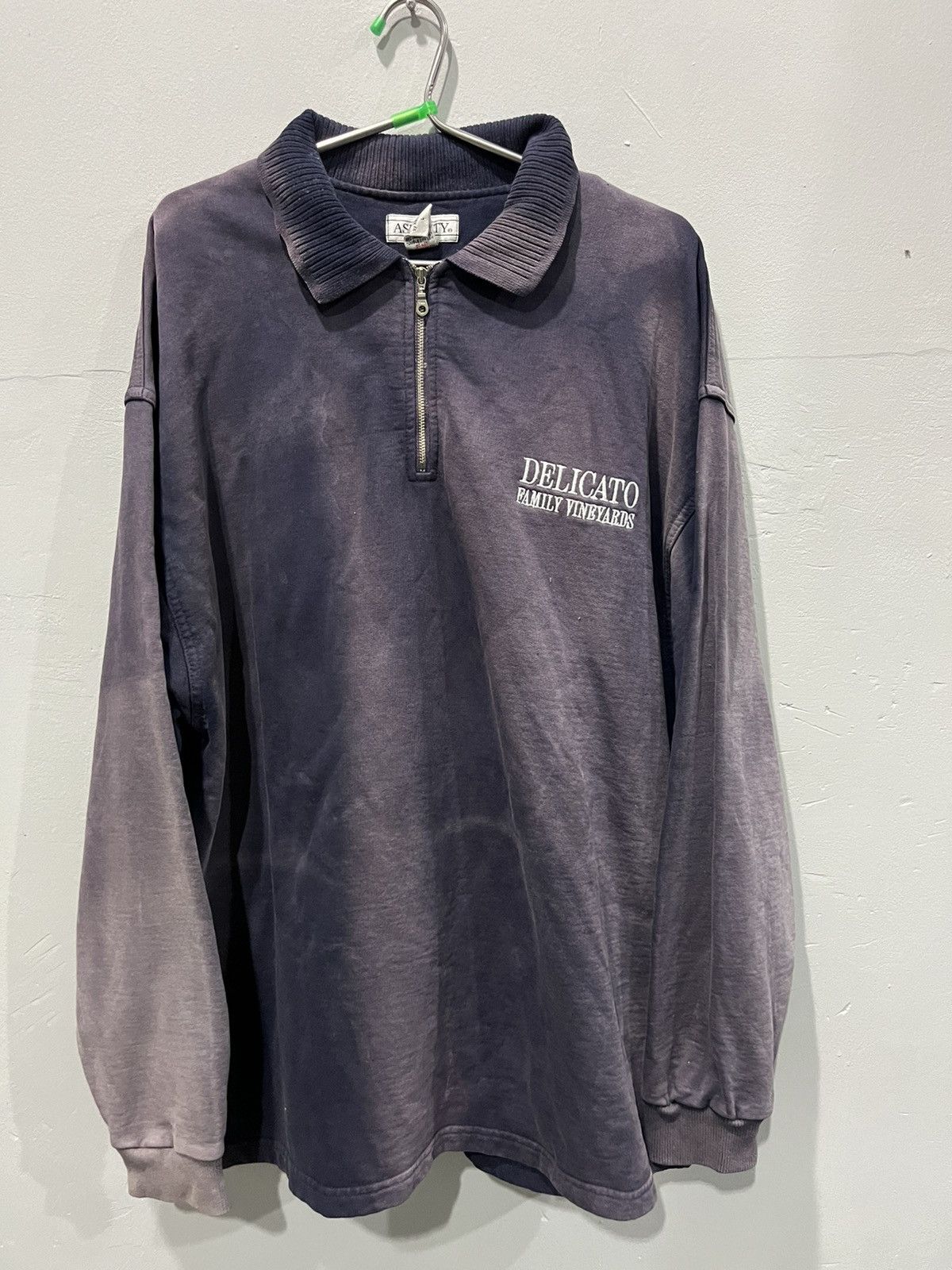 Hook-Ups Vintage Sunfaded Blue Black Large Sized Sweatshirts Size US L / EU 52-54 / 3 - 1 Thumbnail
