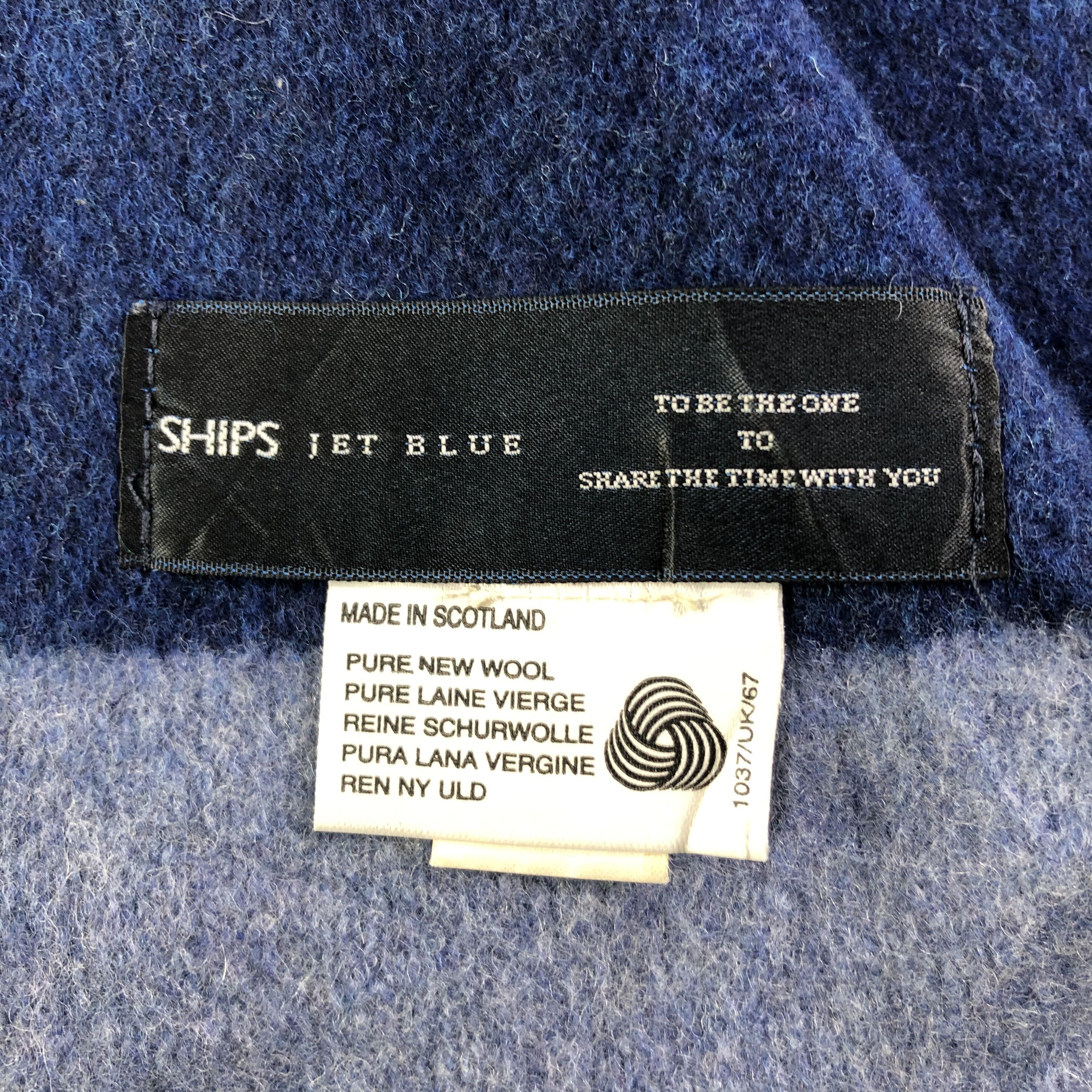 Ships Jet Blue Ships Jet Blue Scarf / Muffler / Neckwear P138 Size ONE SIZE - 6 Thumbnail