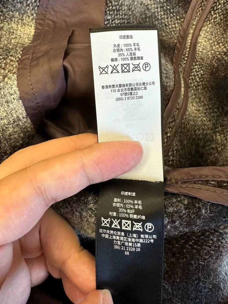 RRL Ralph Lauren RRL Ralph Lauren 100% wool vintage hunting suit style lape Size 54L - 9 Thumbnail