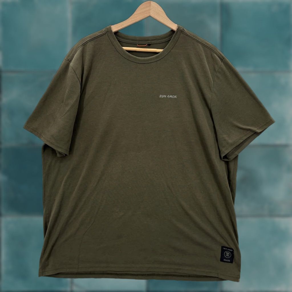 Roark Roark Shirt Mens 2XL Green Run Amok Mathis Core SS Performance Tee Quick Dry Size US XXL / EU 58 / 5 - 1 Thumbnail