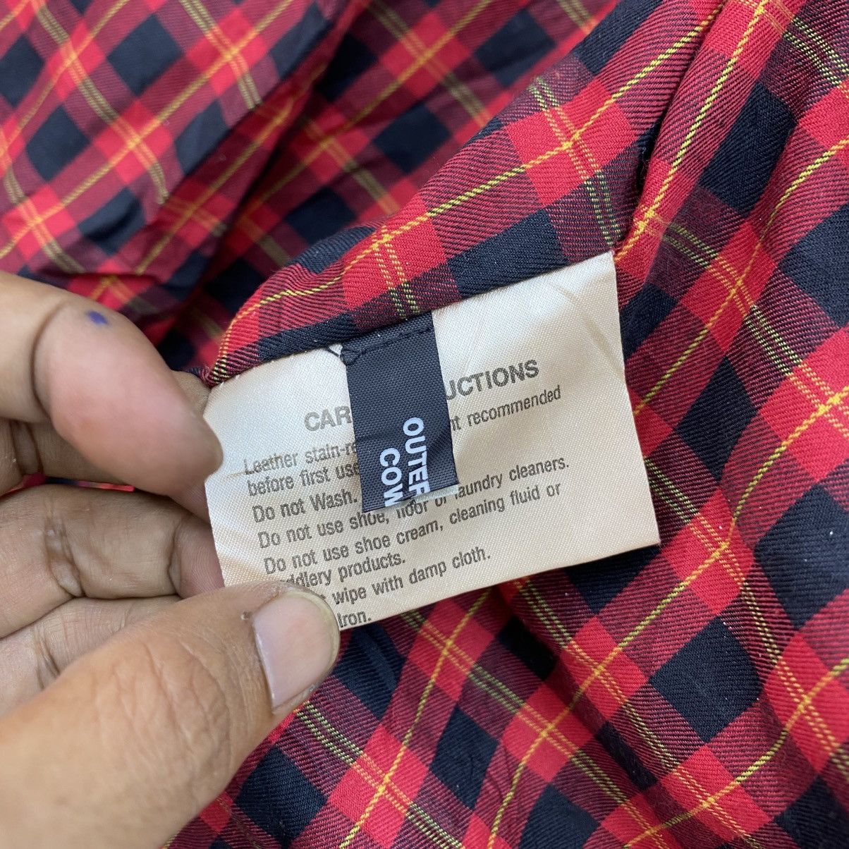 Jaded by Knight 🫶 vintage Knight Leather Field Jacket Checked Lining Size US S / EU 44-46 / 1 - 12 Thumbnail