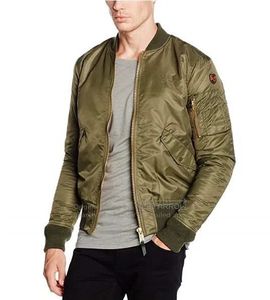 Schott Schott NYC Men's Padded Thick Slim Stand Collar Jacket Size US L / EU 52-54 / 3 - 9 Thumbnail
