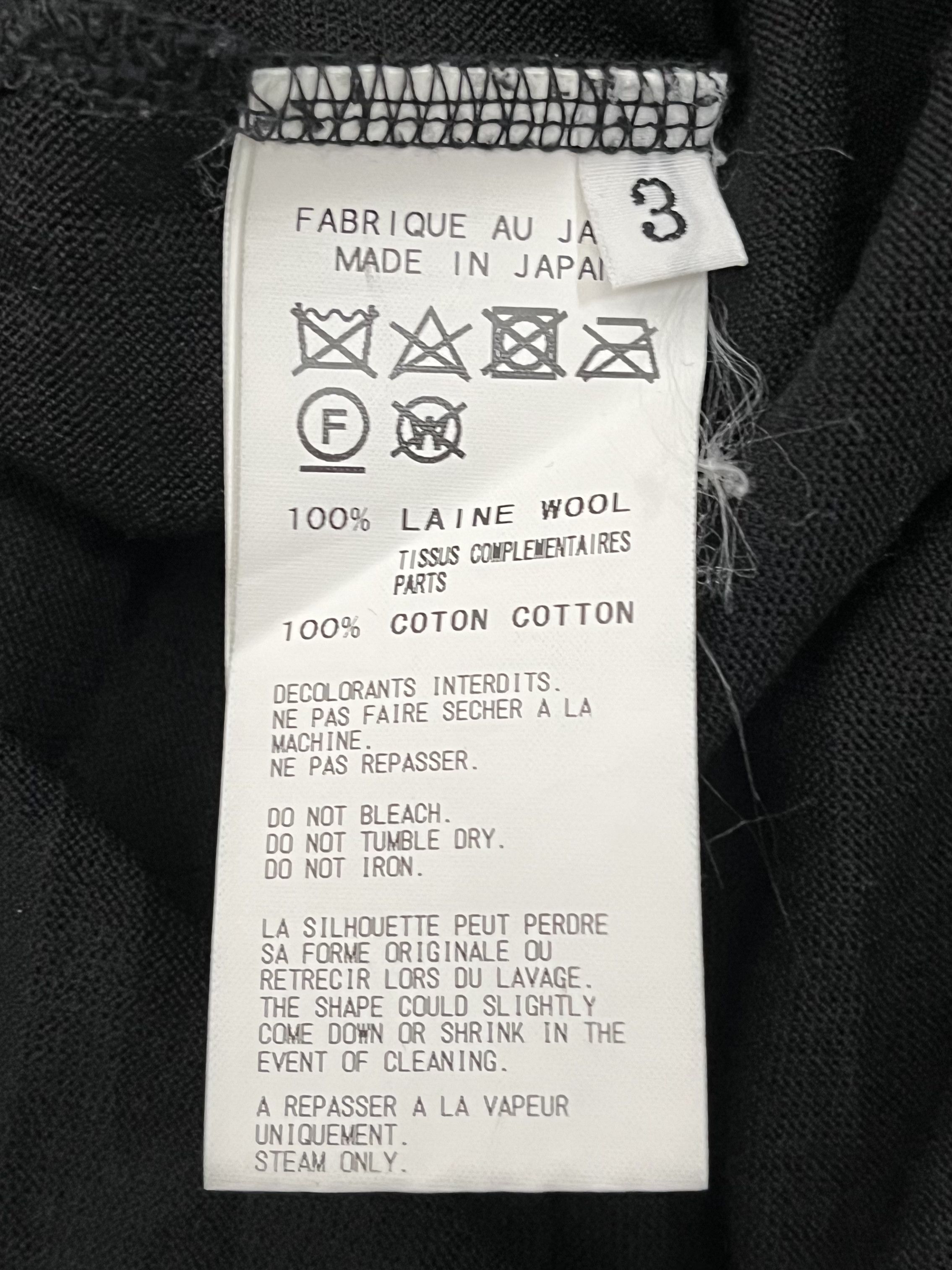 Yohji Yamamoto Yohji yamamoto turtle neck Size US L / EU 52-54 / 3 - 8 Thumbnail