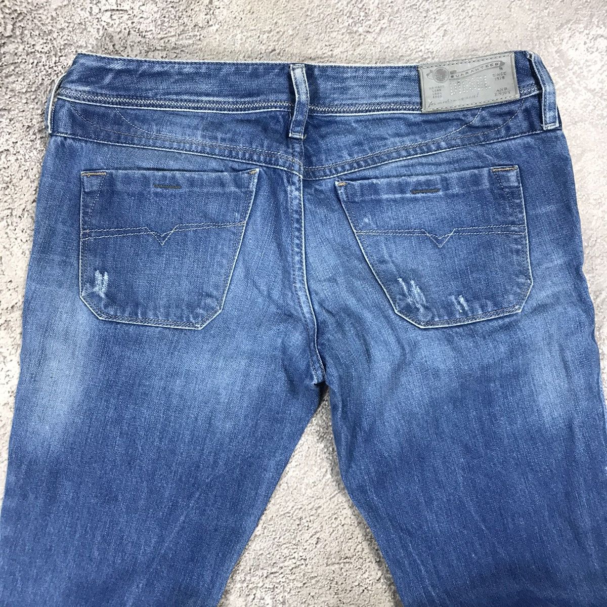 Vintage Vintage Y2K Diesel Distressed Low Rise Baggy Jeans W26 Rave Size US 26 / EU 42 - 7 Thumbnail