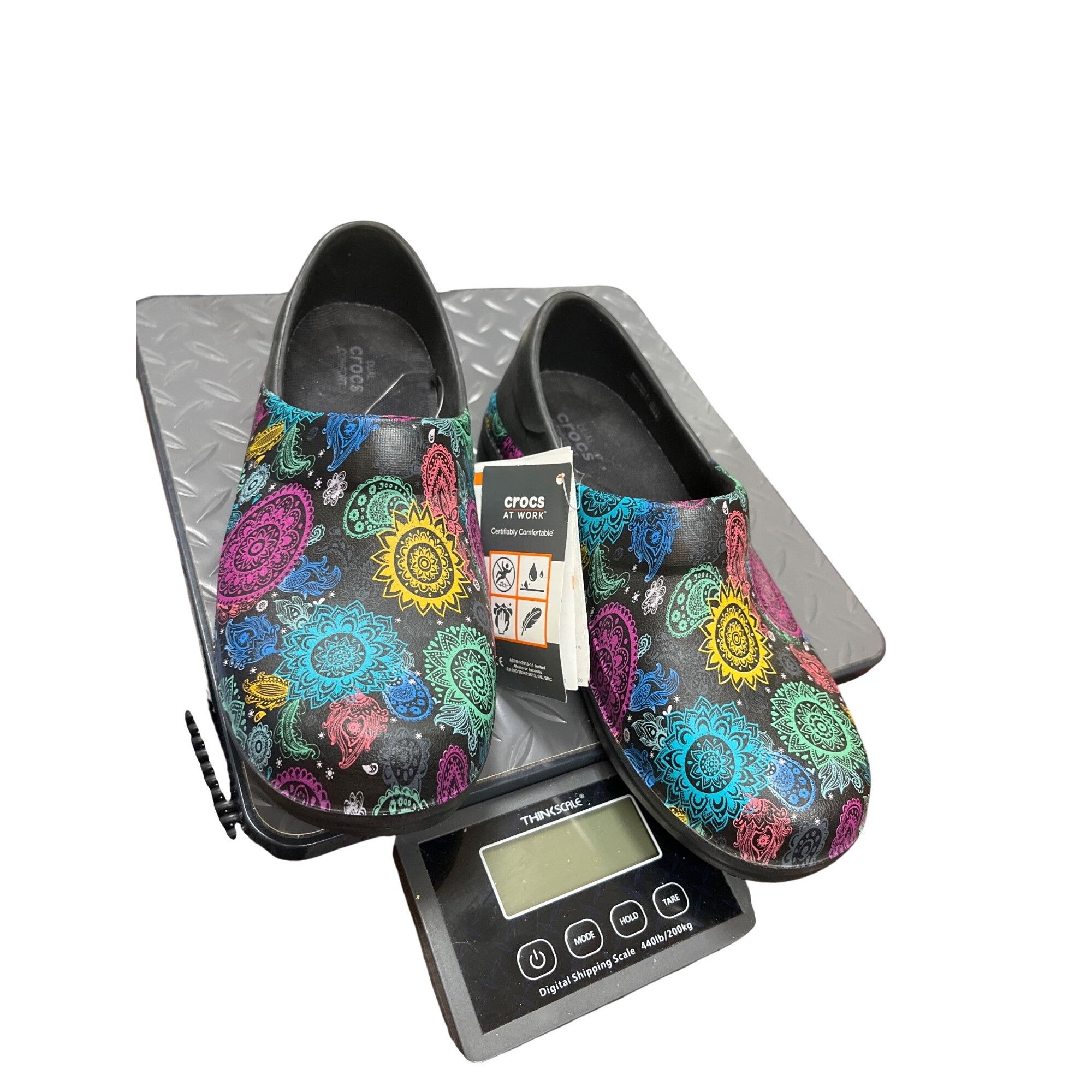 Crocs Crocs Work Dual Comfort wms paisley multicolored slip on clo Size US 6 / IT 36 - 13 Thumbnail