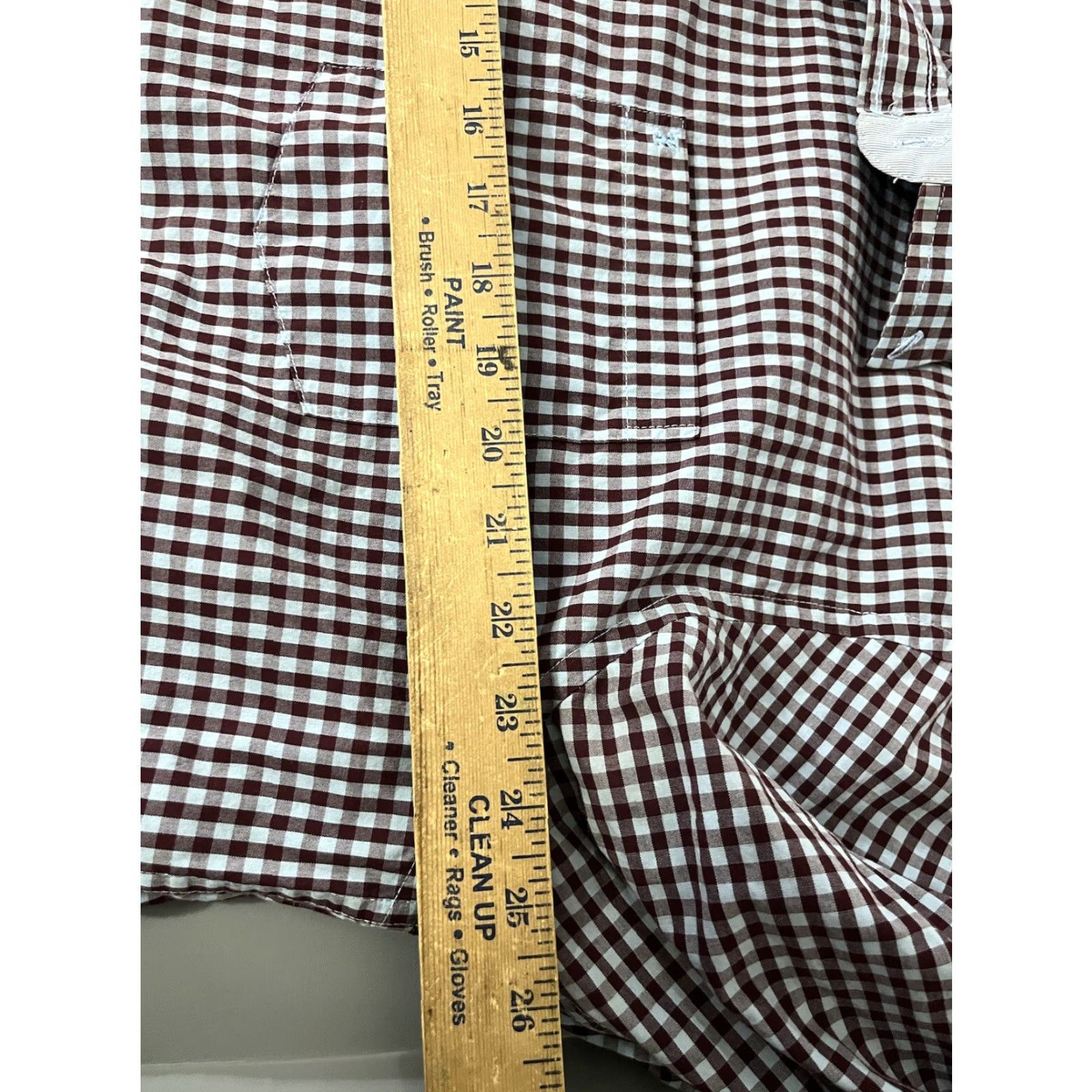Izod IZOD Shirt Mens XL Multicolor Gingham Plaid Button-Up Long Sleeve Chest Pocket Mens Size US XL / EU 56 / 4 - 5 Thumbnail