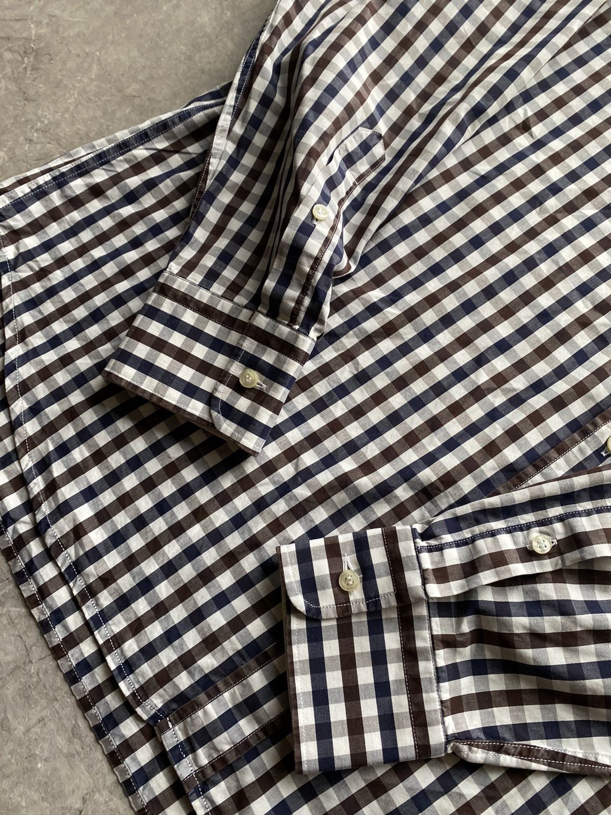 Paul & Shark Paul & Shark Yachting Geometric Shirt Button Made in Italy Size US XL / EU 56 / 4 - 5 Thumbnail