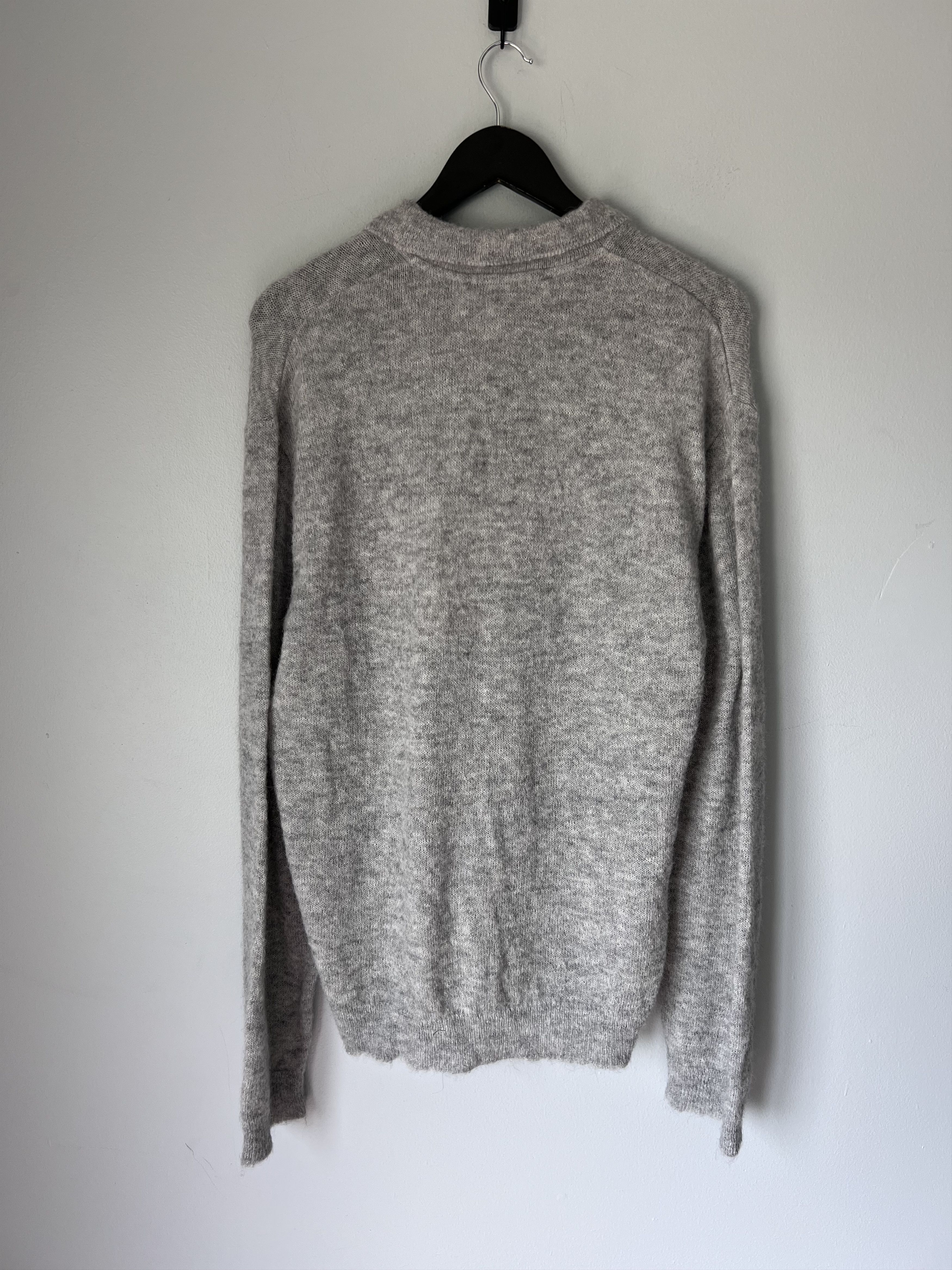 Our Legacy Our Legacy Evening Polo in Dust Melange Fuzzy Alpaca Size US L / EU 52-54 / 3 - 5 Thumbnail