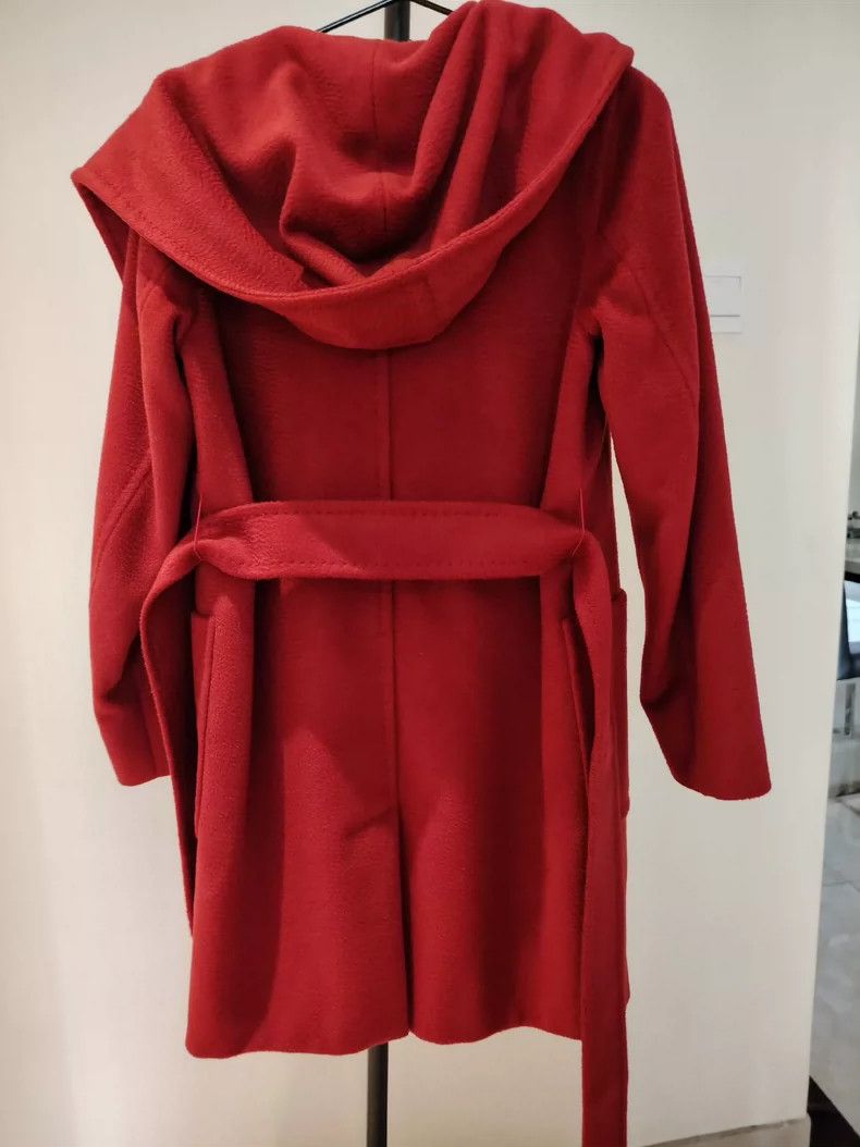 Max Mara Max Mara Women's Rialto Classic Coat. Limited water ripple Size L / US 10 / IT 46 - 4 Thumbnail