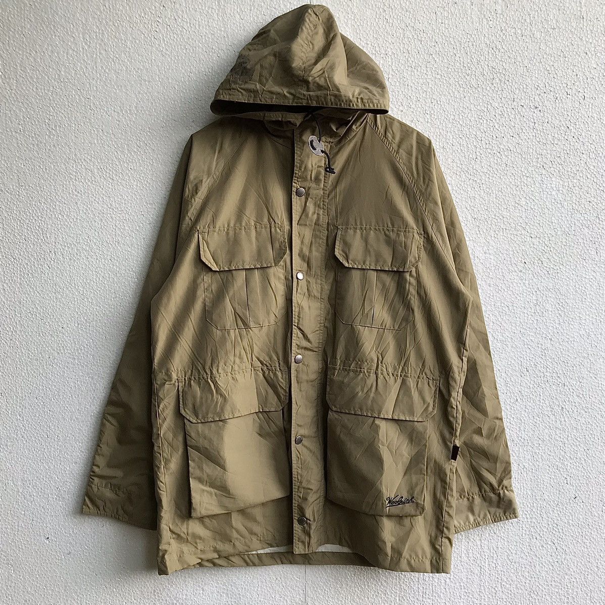 Woolrich Woolen Mills Vintage Woolrich barbour waxed cotton jacket outdoorwear Size US M / EU 48-50 / 2 - 1 Thumbnail