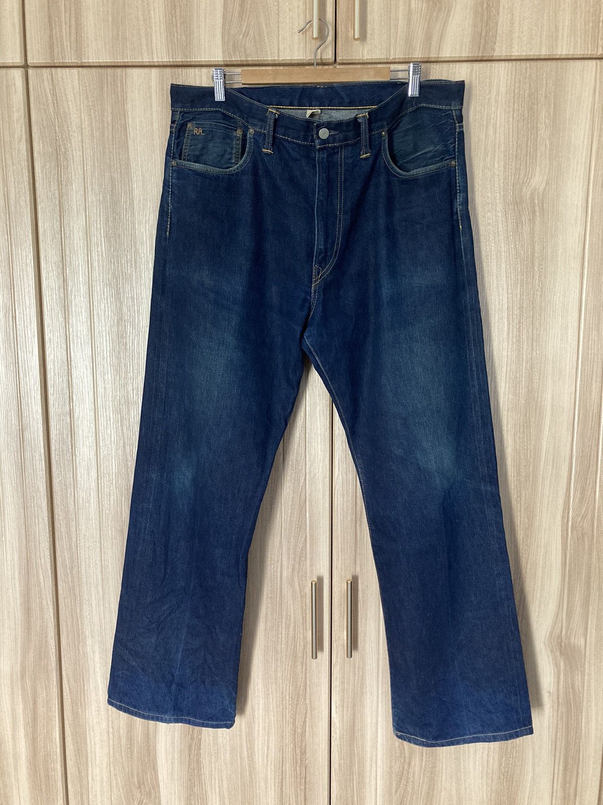 Ralph Lauren RRL Double RL Straight Indigo Denim Jeans Size US 38 / EU 54 - 1 Thumbnail