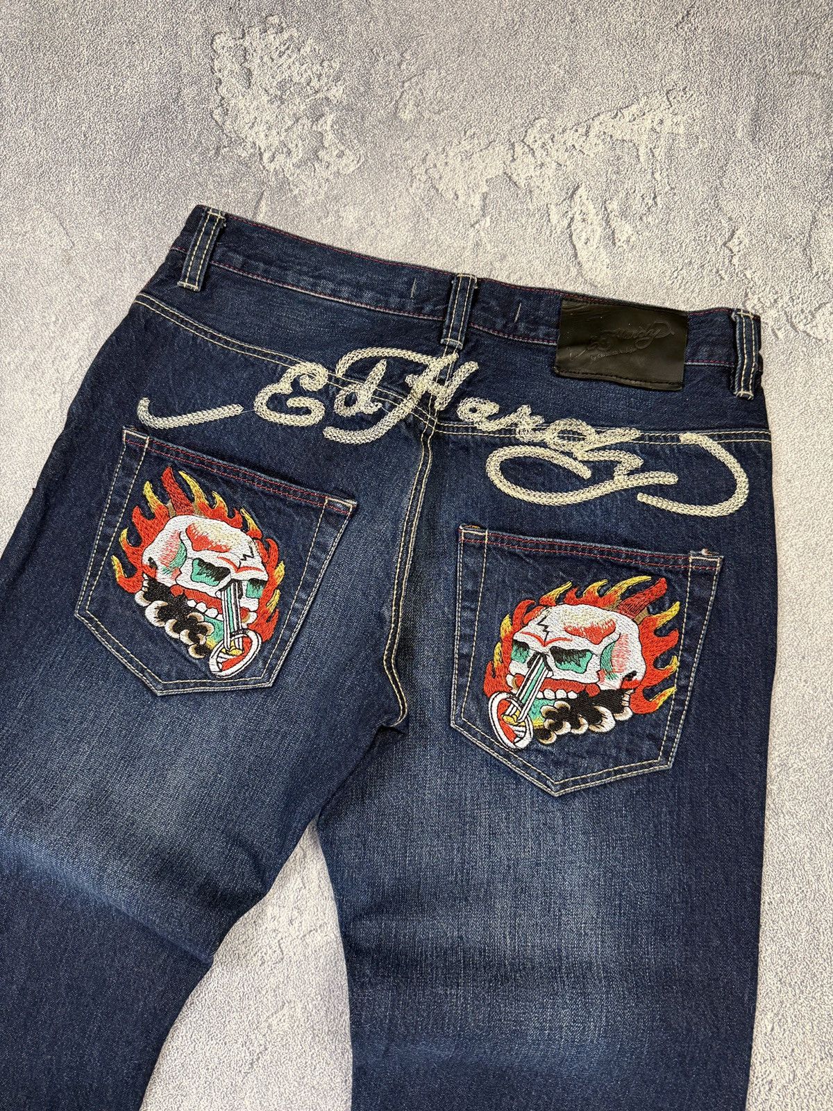 Ed Hardy Ed Hardy Jeans by Christian Audigier Pants Baggy Y2K Size US 32 / EU 48 - 9 Thumbnail