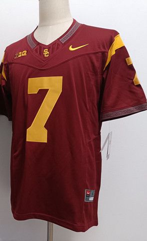 Other Men's USC Trojans #7 Miller Moss Red Stitched Jersey Size US L / EU 52-54 / 3 - 2 Thumbnail