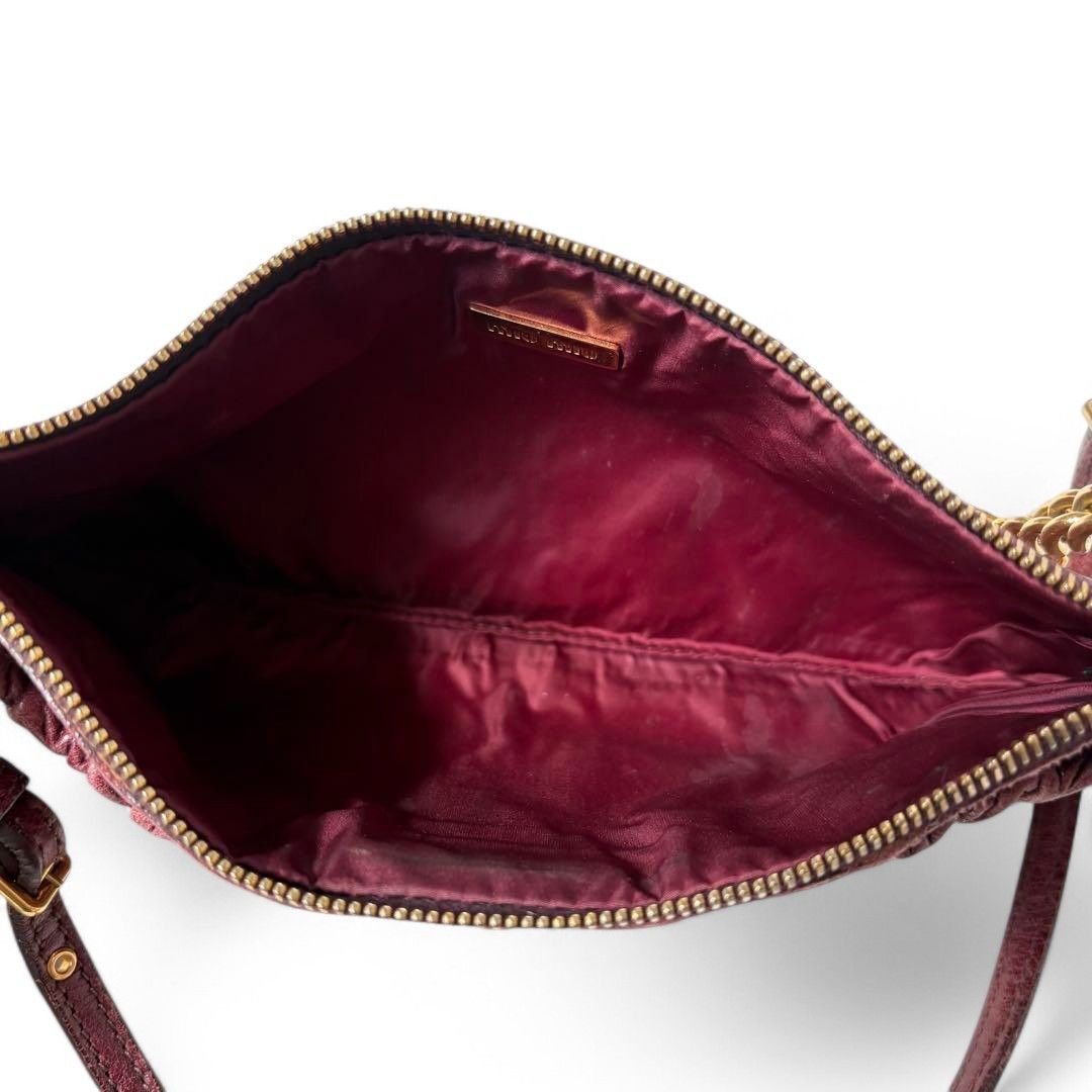 Miu Miu Miu Miu - Purple Charm Accessory Pouch One Shoulder Bag Y2K Size ONE SIZE - 6 Thumbnail