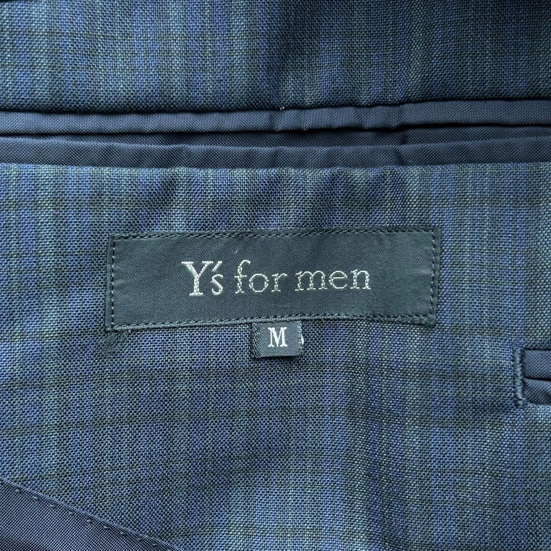 Yohji Yamamoto Yohji Yamamoto 90s Y's Blue Green Plaid Blazer M Size US M / EU 48-50 / 2 - 5 Thumbnail