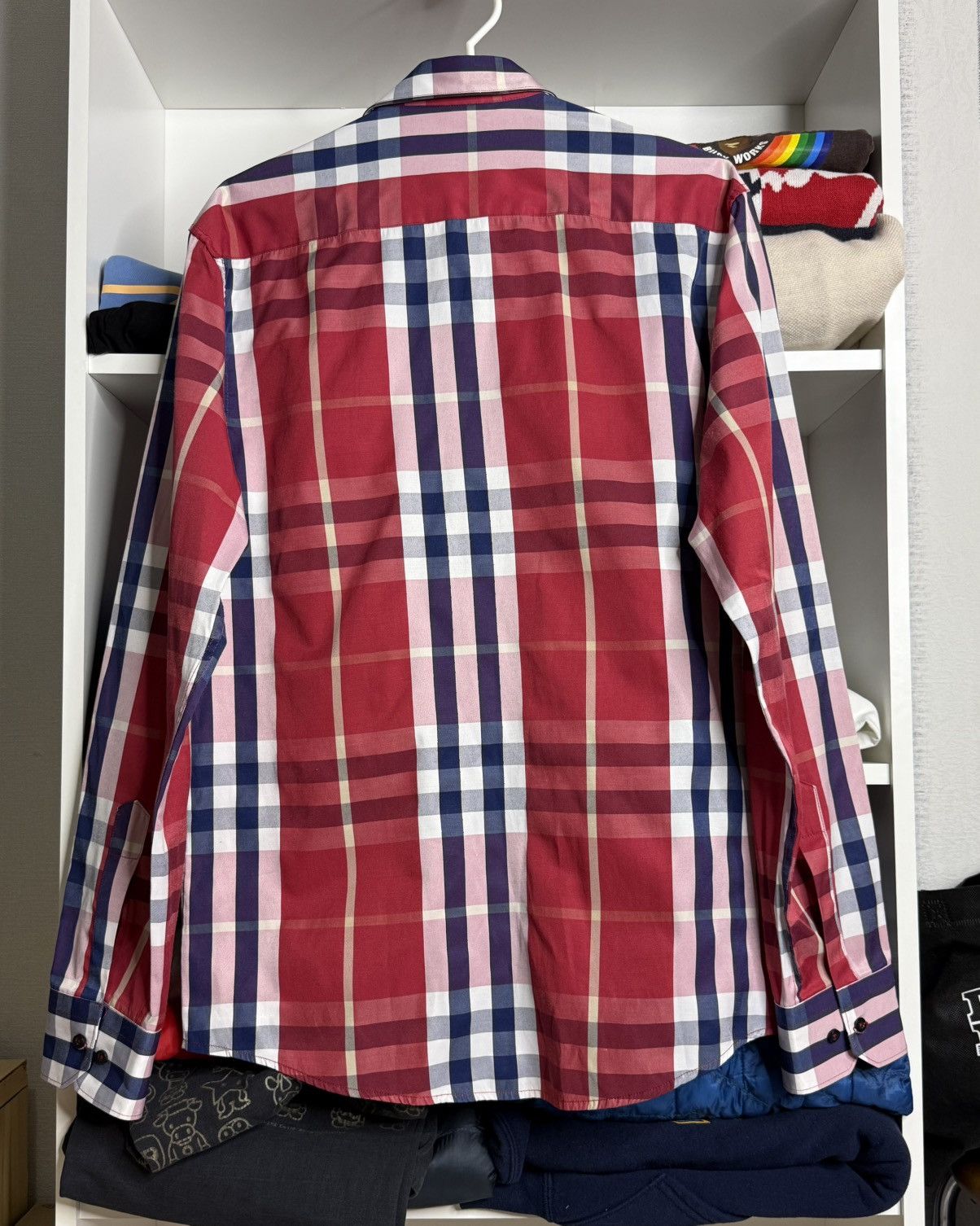 Burberry Burberry Check Pattern Shirt size M Size 48R - 8 Thumbnail