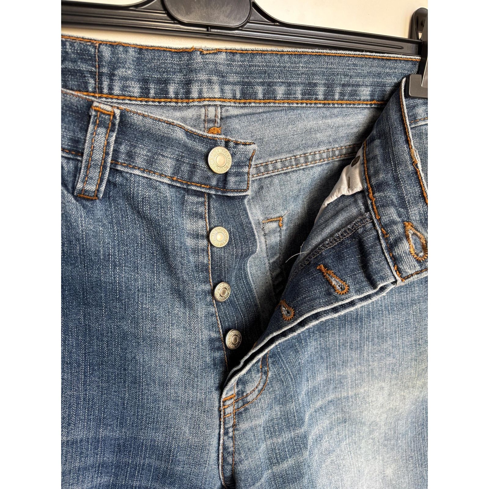 Levi's × Levi's Vintage Clothing × Vintage Levi’s 501 USA 1996 W34 Cut-Off Light Wash Button Fly Shorts Size US 34 / EU 50 - 5 Thumbnail