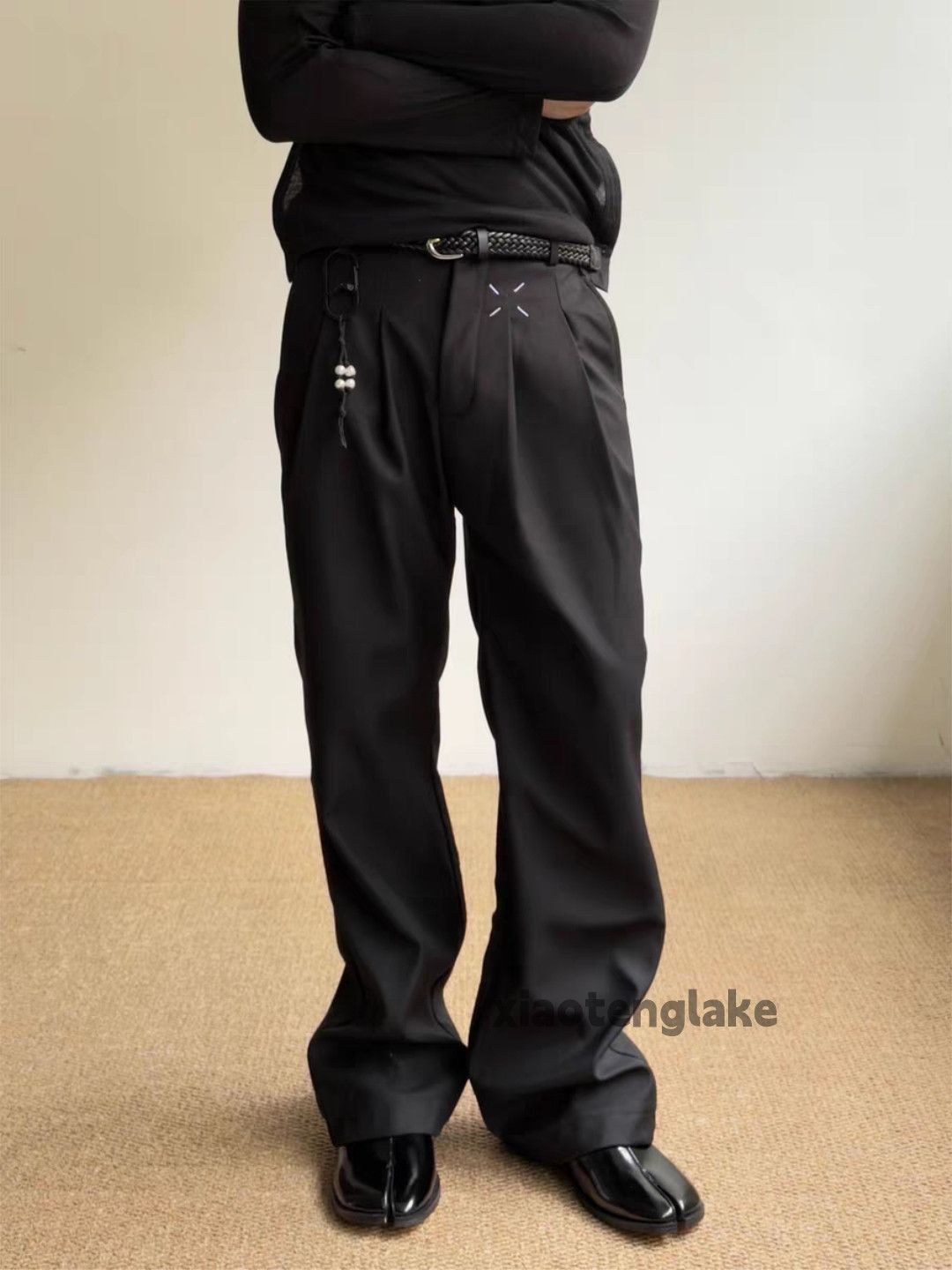 Vintage zx maisonmargiela marni style pleated loose pants | Grailed