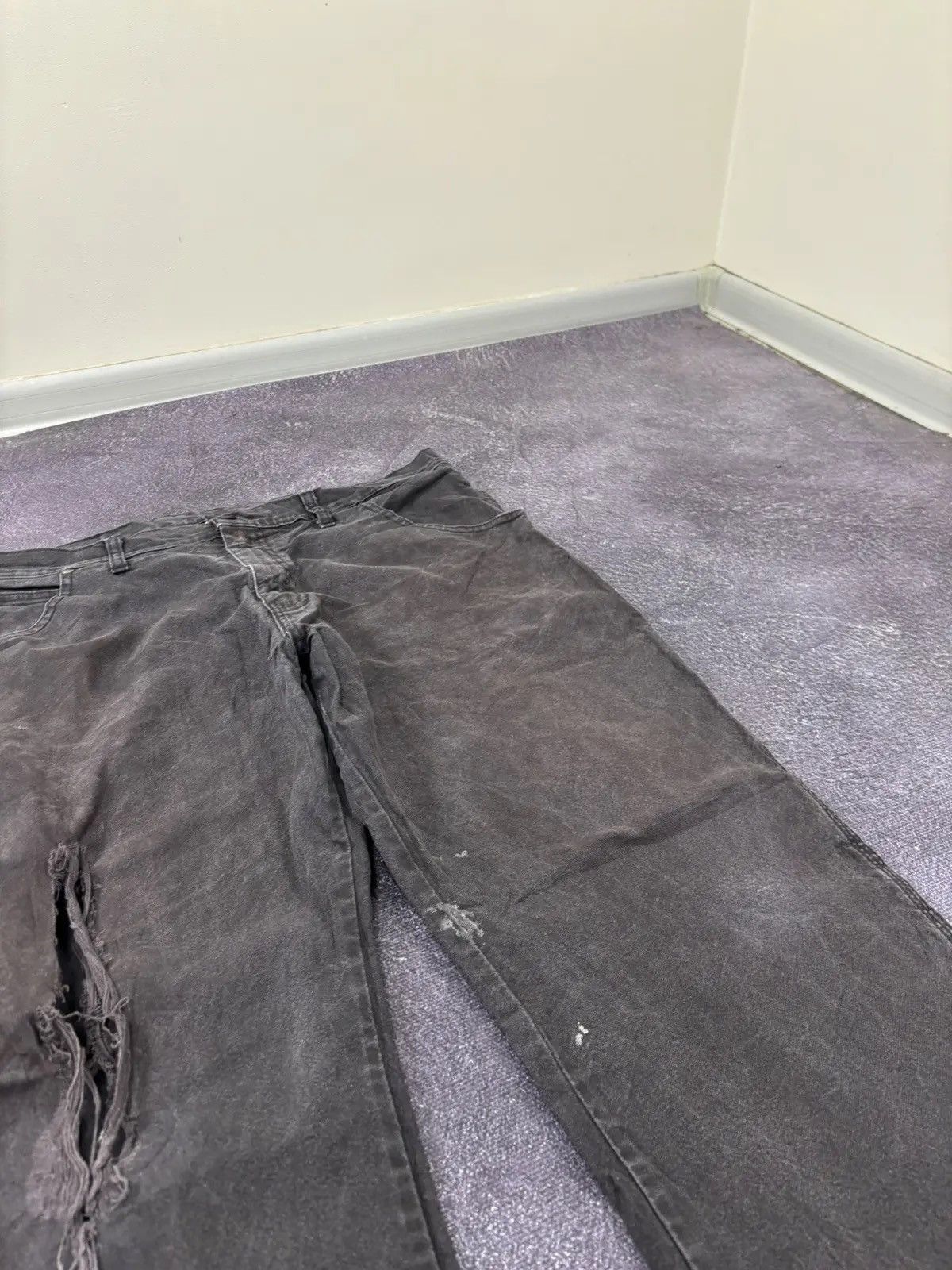 Dickies × Vintage Vintage Dickies Black Workwear Hype Baggy Pants Jeans Size US 36 / EU 52 - 11 Thumbnail