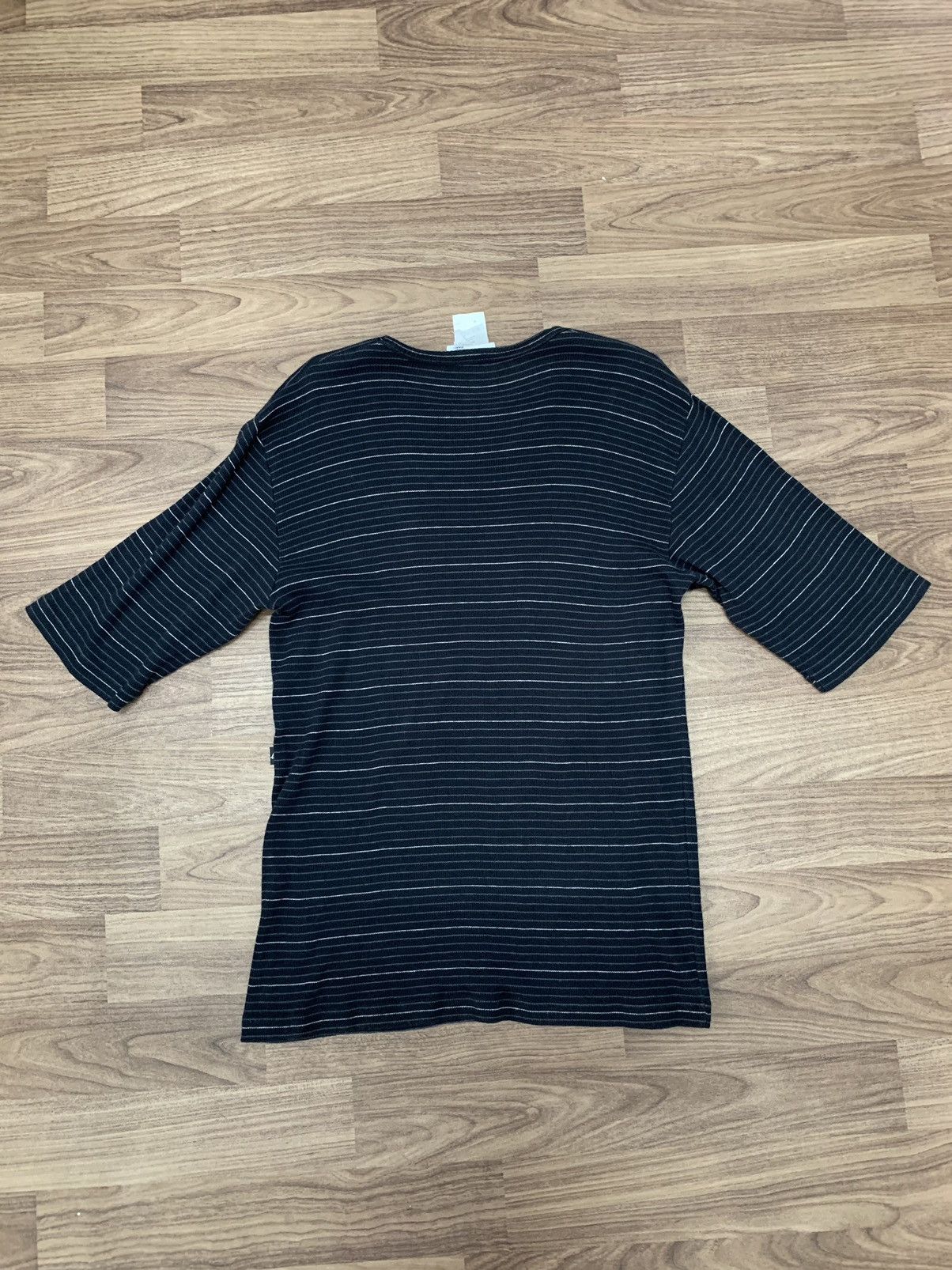 Japanese Brand Agnes B Homme Paris Stripe Tee Size S / US 4 / IT 40 - 3 Thumbnail