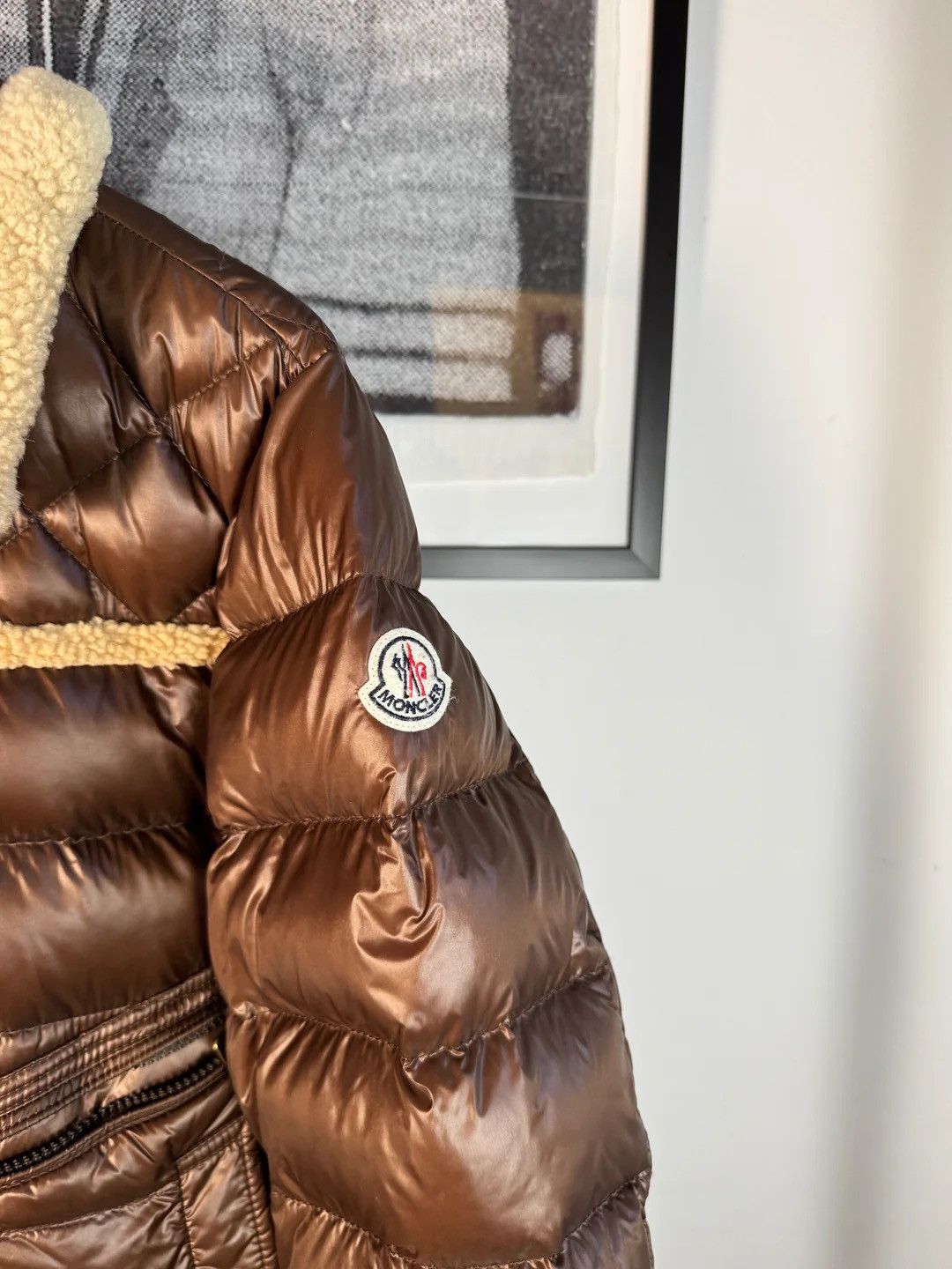 Moncler 🚭 GRAIL 🚭 CHIEF KEEF 2012 BROWN GIUBOTTO SHEARLING Size US L / EU 52-54 / 3 - 11 Thumbnail