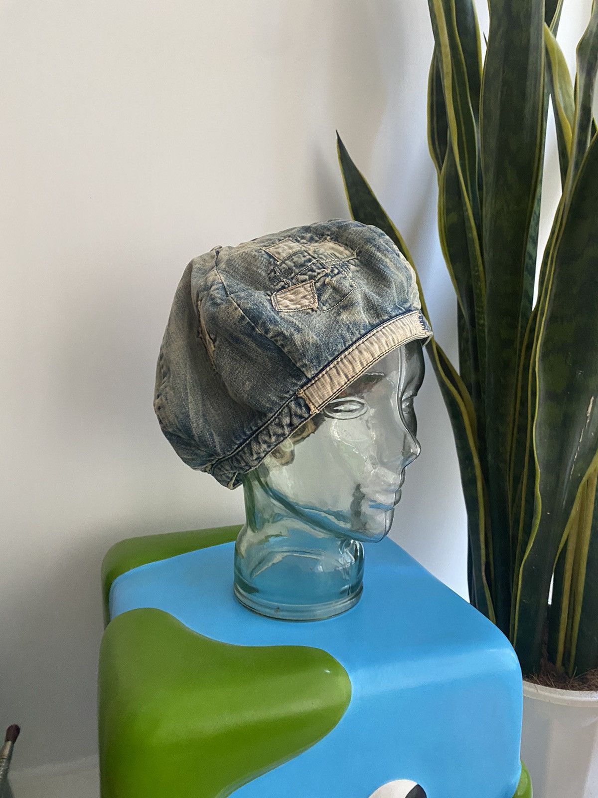 FunSet of Art Funset of Art Denim Patchwork Beret Kapital Porter Classic Size ONE SIZE - 9 Thumbnail