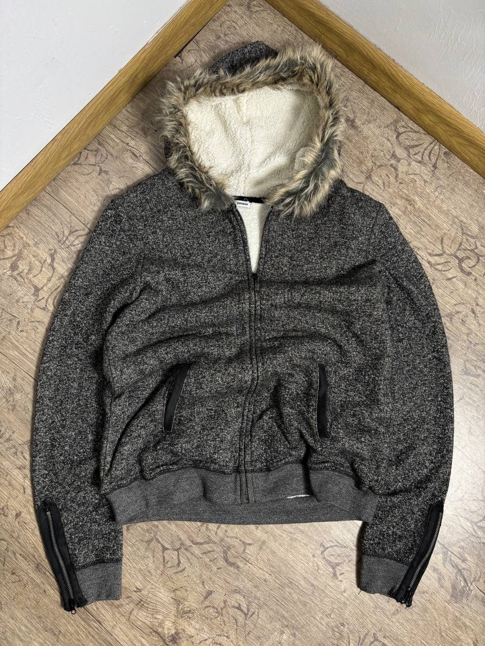 Hysteric Glamour VTG Fur Rick Owens vibe Y2K Japanese Sherp Bomber Hoodie Size US M / EU 48-50 / 2 - 2 Thumbnail