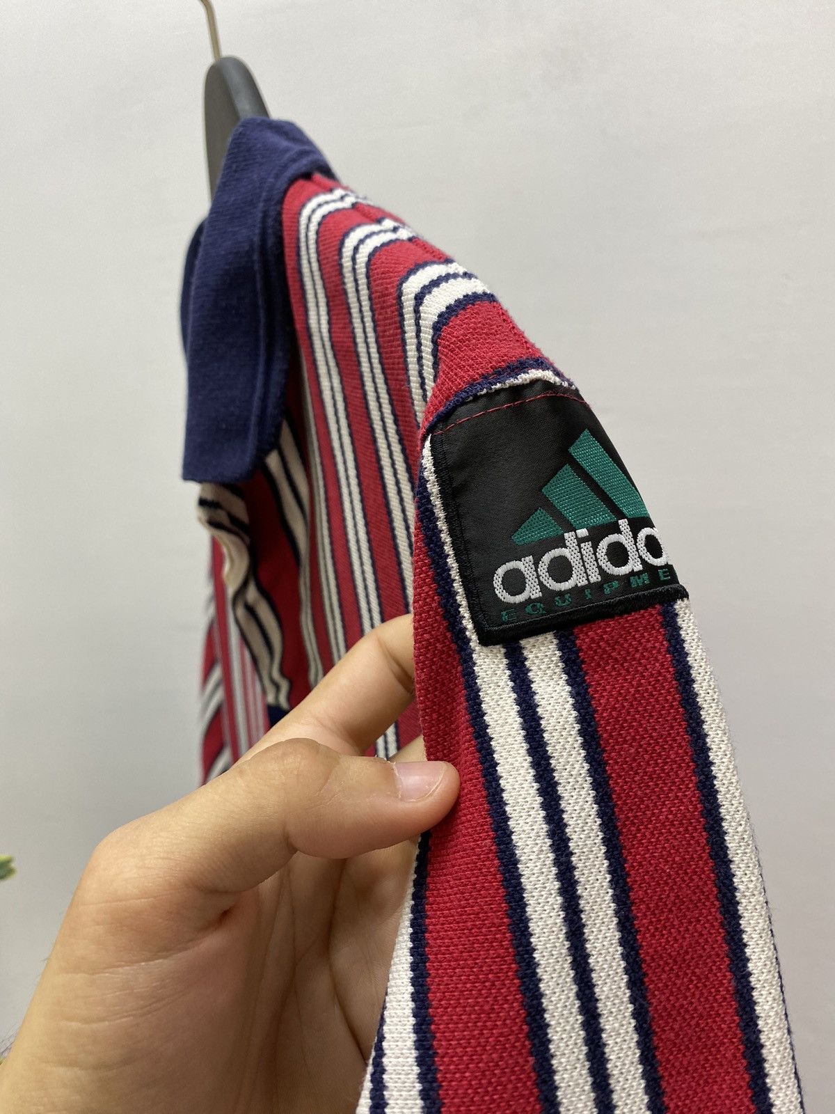 Adidas × Vintage Adidas Equipment EQT vintage striped t-shirt tee Size US S / EU 44-46 / 1 - 4 Thumbnail