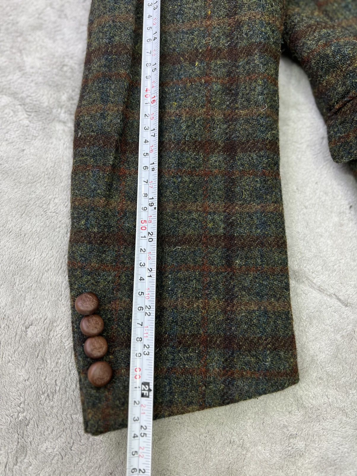 Harris Tweed Contemporary 2010s Carl Gross Harris Tweed Wool Windowpane Size 42S - 13 Thumbnail