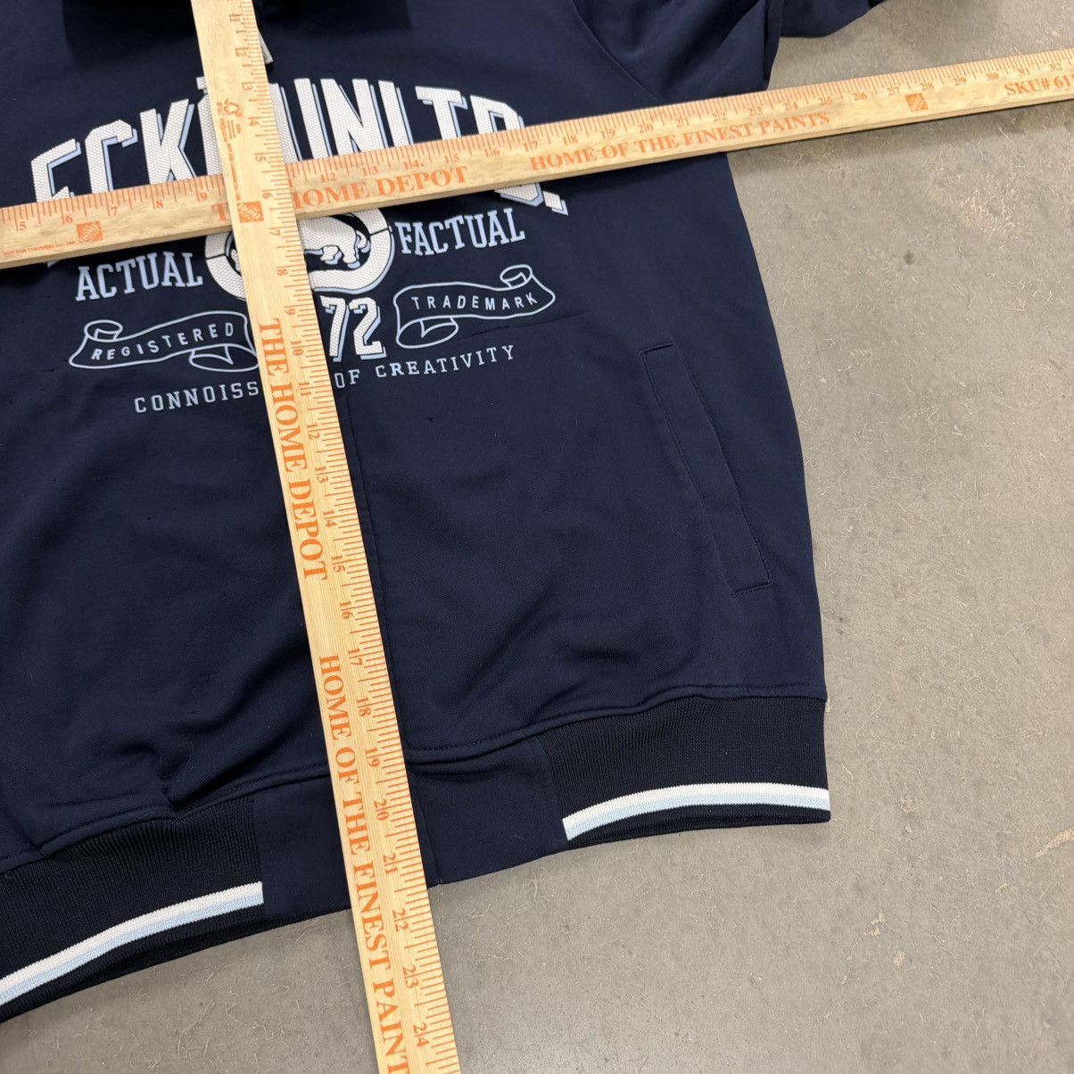 Ecko Unltd. Ecko Unltd Zip Up Jacket Navy Spellout Rhino Logo Size M Y2K Size US M / EU 48-50 / 2 - 4 Thumbnail