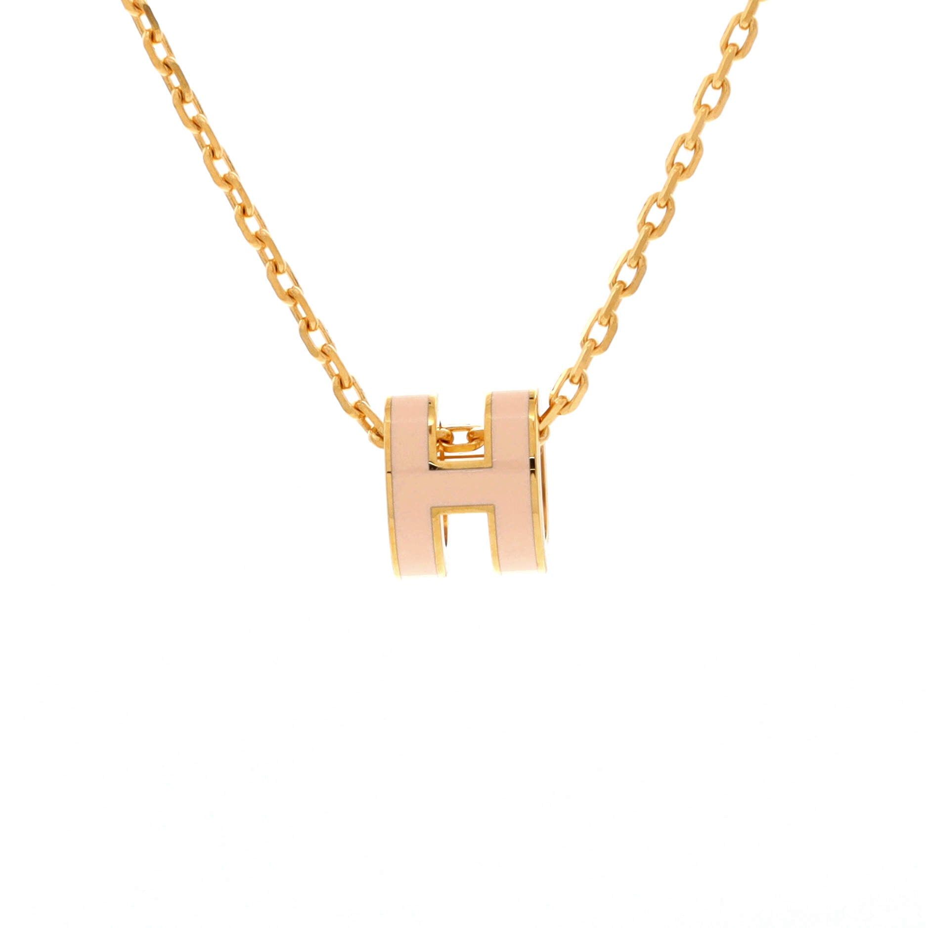 Hermes Pop H Pendant Chain Necklace Size ONE SIZE - 1 Thumbnail
