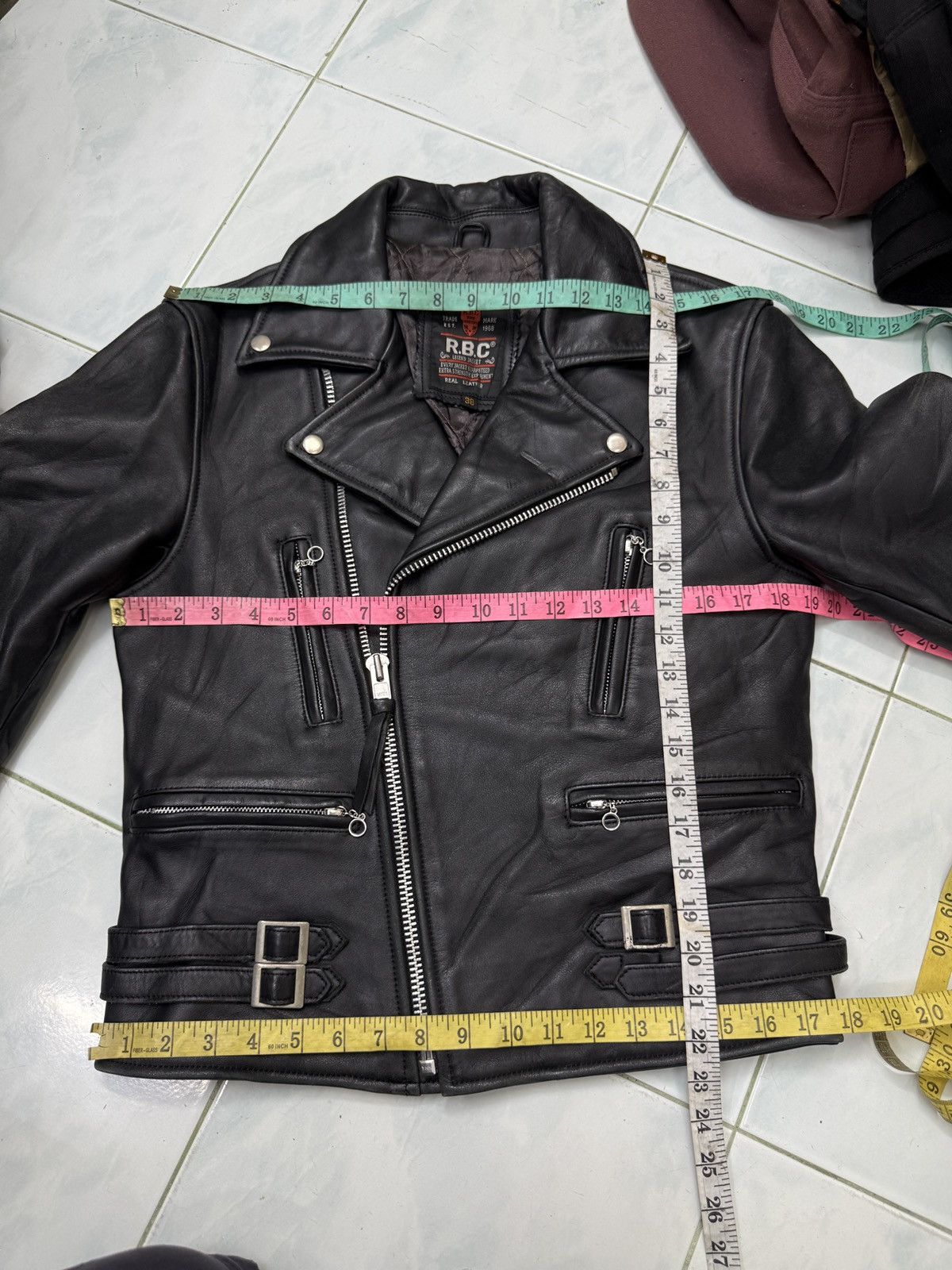 Genuine Leather 🔥🔥🔥ARCHIVE RBC LEATHER JACKET Size US S / EU 44-46 / 1 - 21 Thumbnail