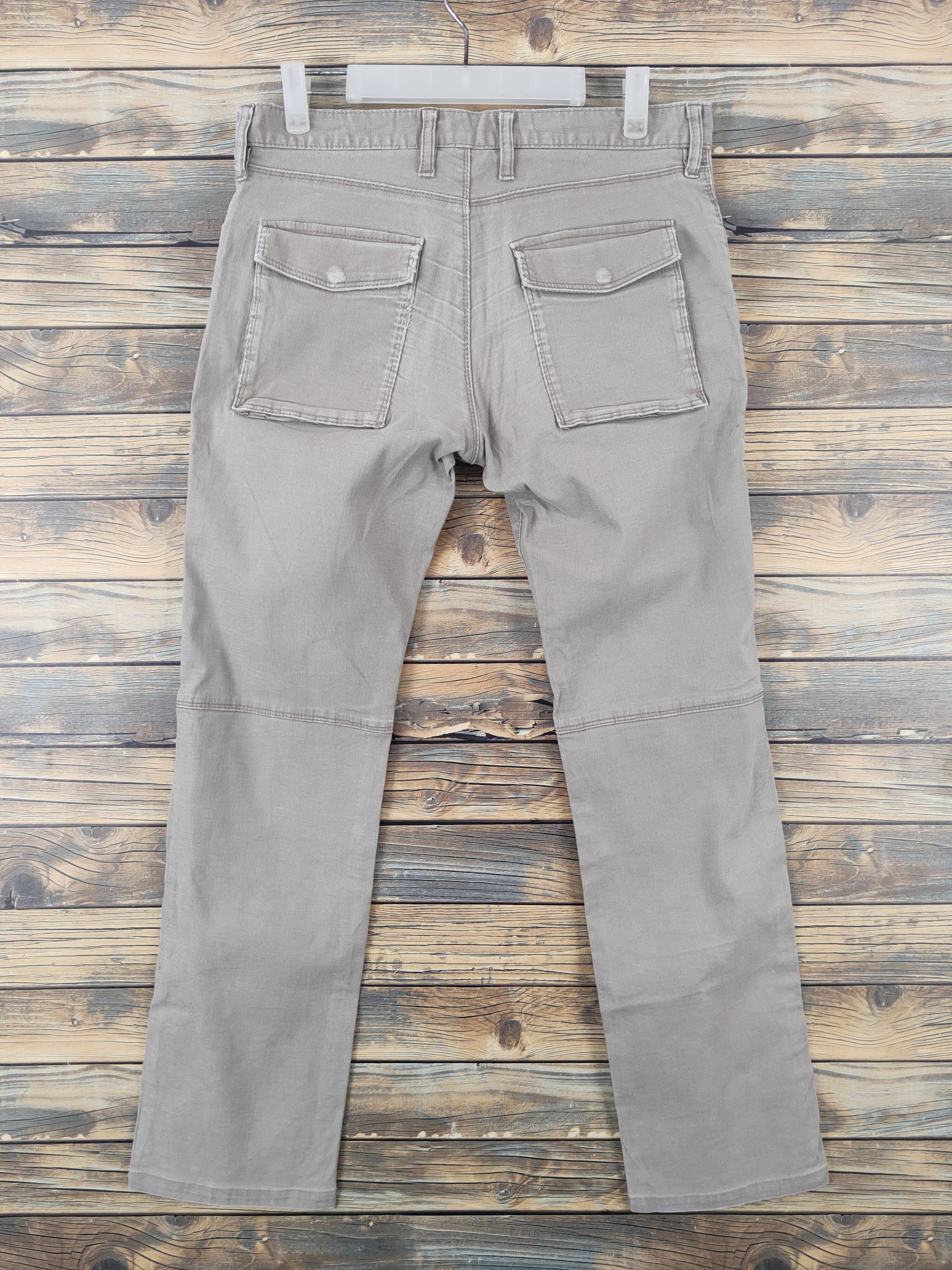 Japanese Brand Uniqlo Beige Multipocket cargo Casual Pants #W1577 Size 31" - 7 Thumbnail