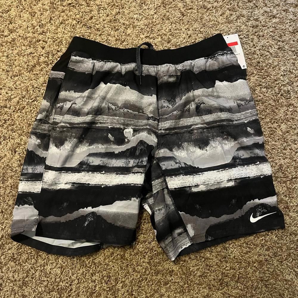Nike Nike Swim Men's AOP Volley Swim Shorts Size US 34 / EU 50 - 1 Thumbnail