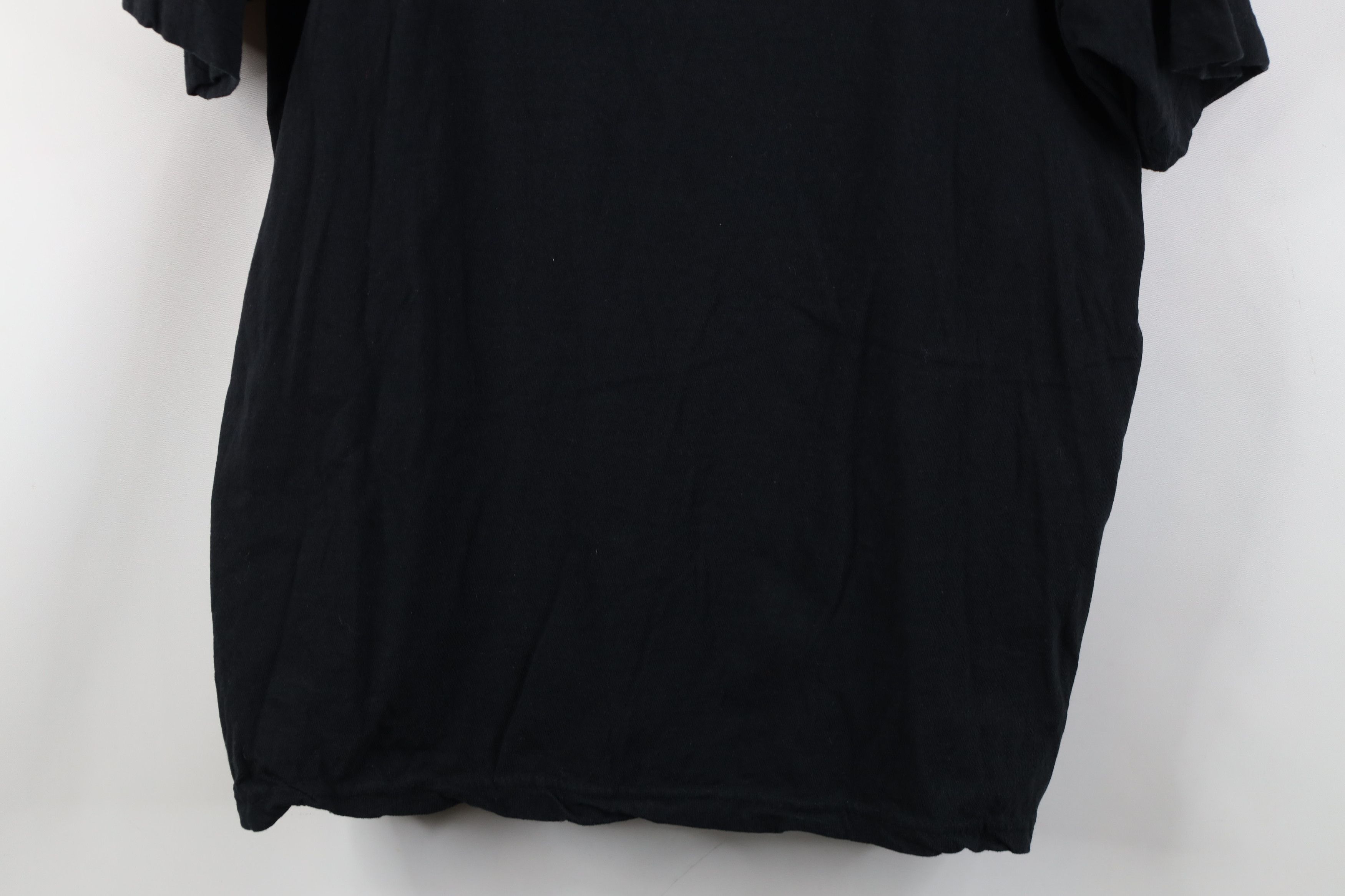 Vintage Vintage 90s Y2K Streetwear Cotton Short Sleeve T-Shirt Black Size US L / EU 52-54 / 3 - 3 Thumbnail