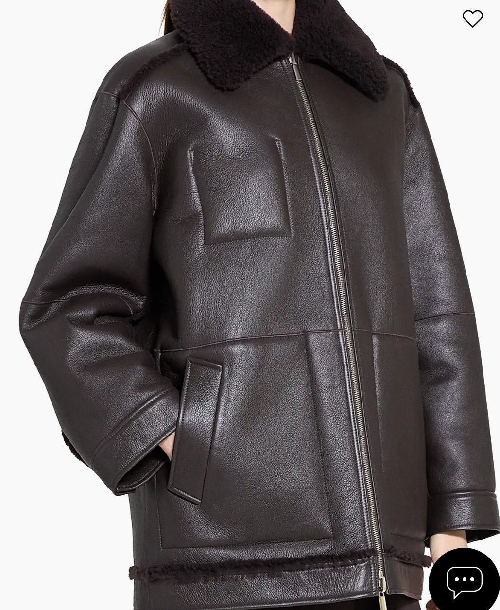Theory Theory Cacao Aero Shearling Coat Size M / US 6-8 / IT 42-44 - 1 Thumbnail
