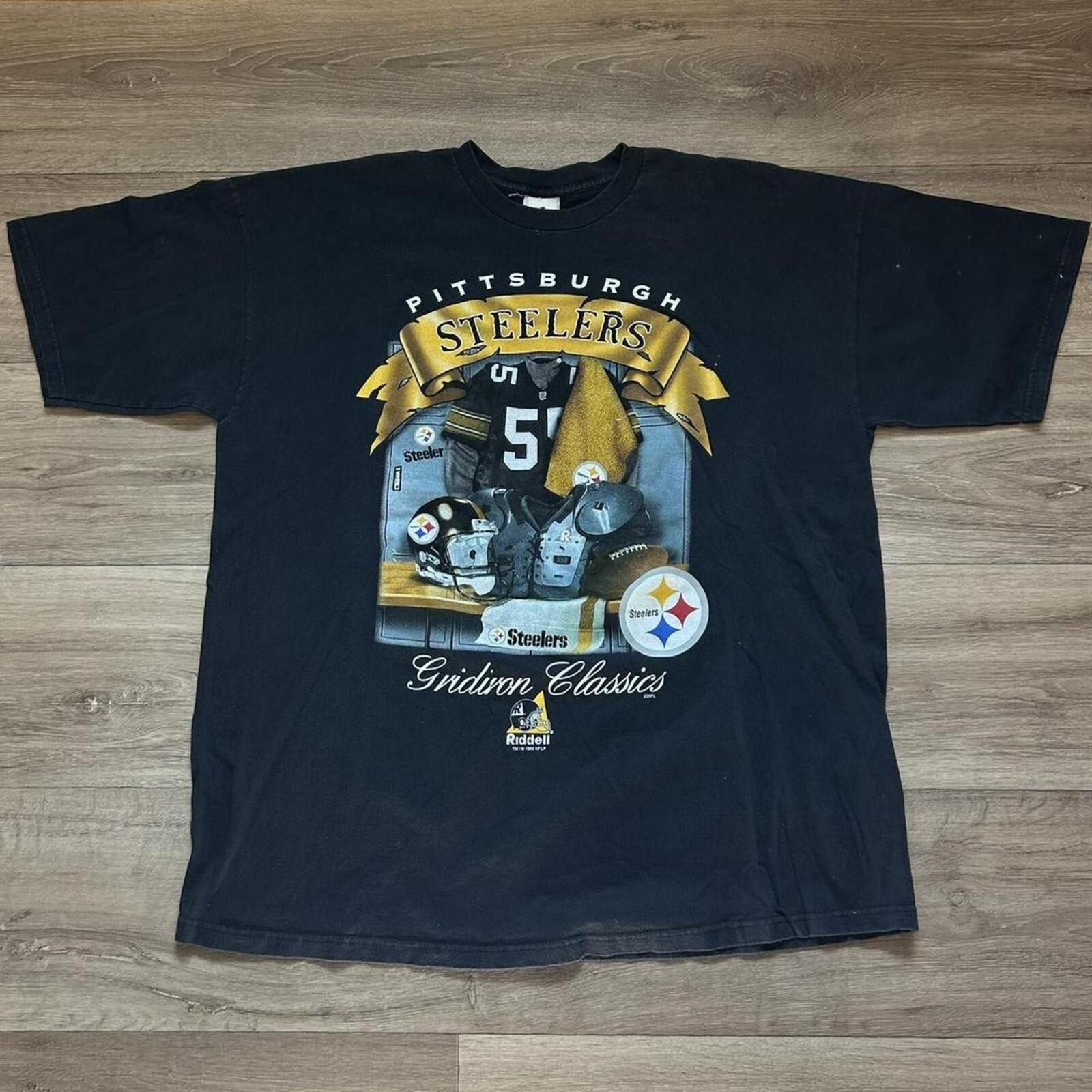 NFL Vintage 1998 Pittsburgh Steelers vintage NFL t shirt XL Size US XL / EU 56 / 4 - 1 Thumbnail