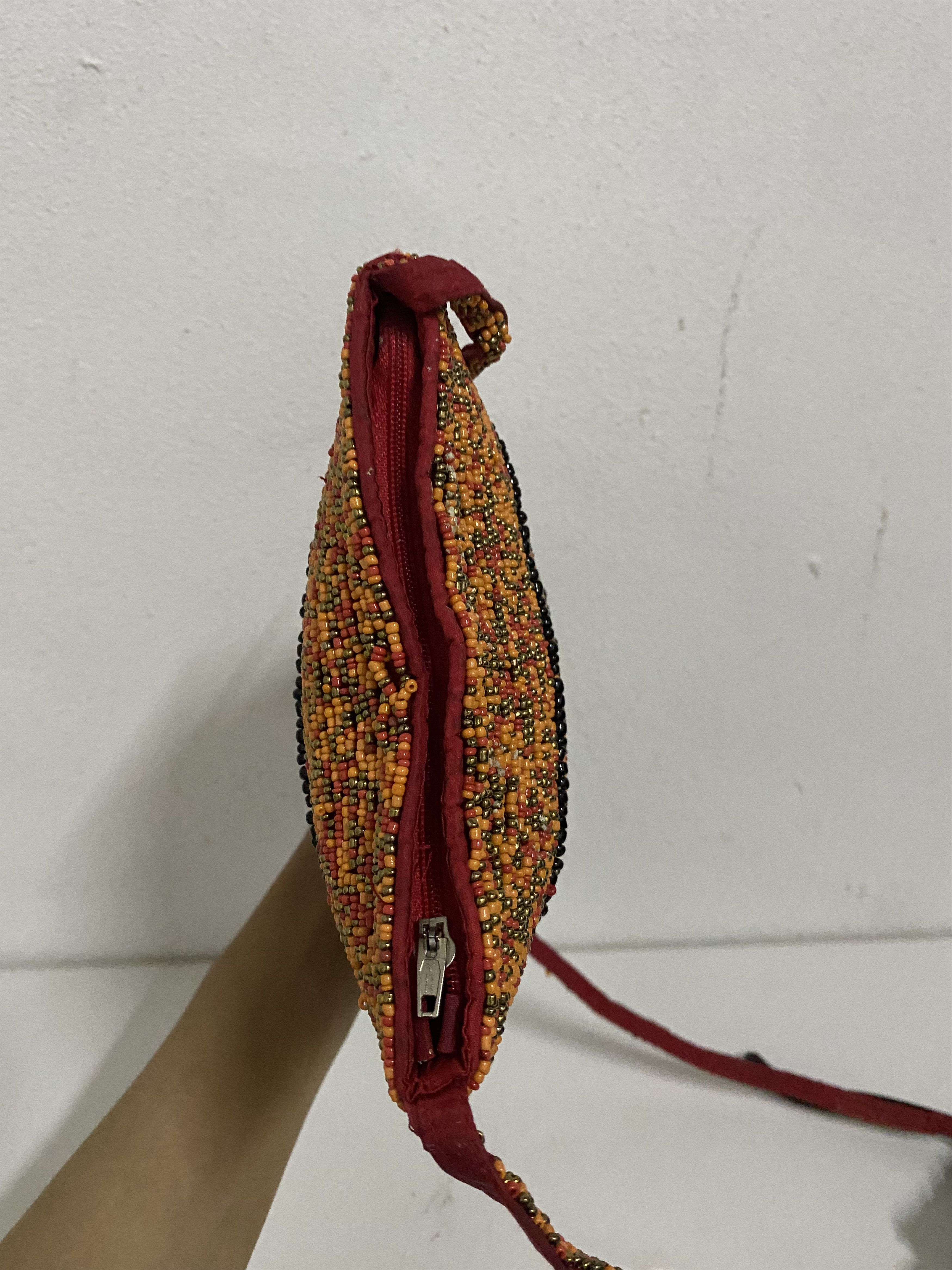 Handmade Japanese Brand Beads Sling Bag Size ONE SIZE - 8 Thumbnail